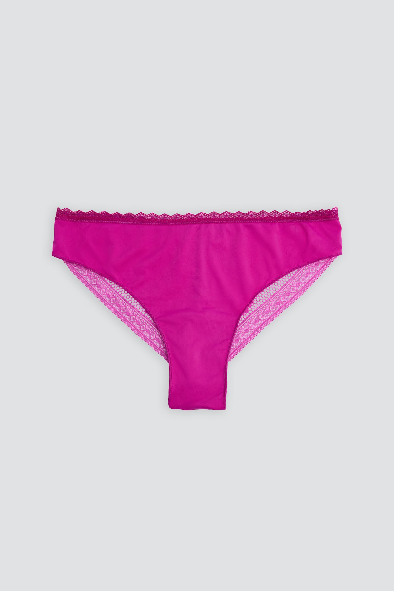 Braga brasileña encaje fucsia - Ysabel Mora