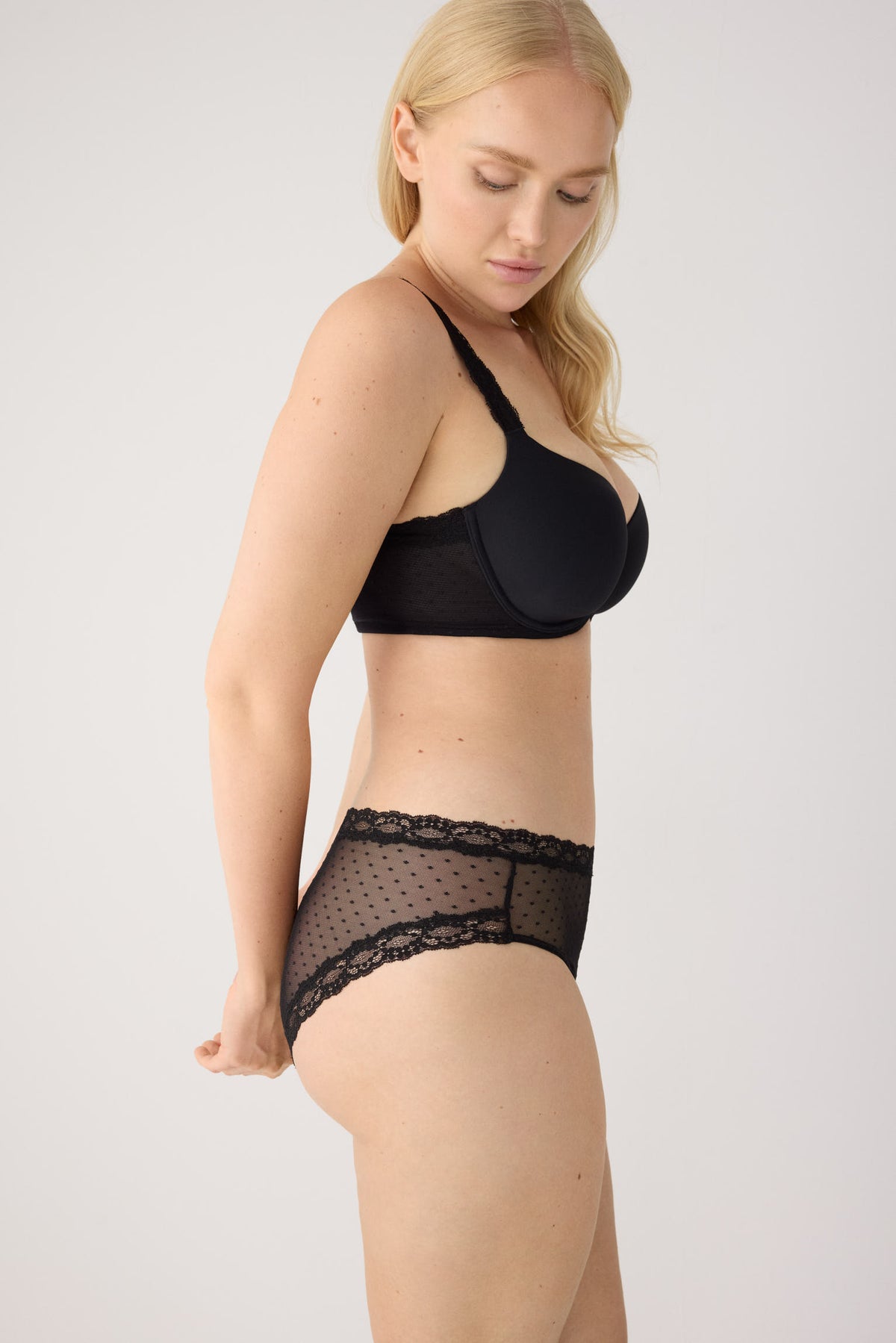 Braga midi plumeti negro
