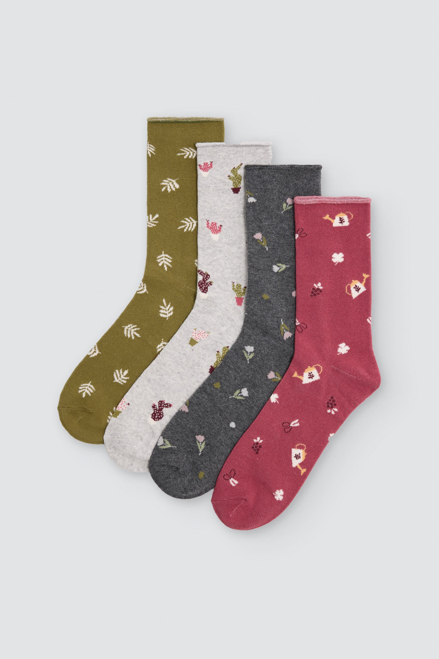 12112-pack-de-4-calcetines-mujer-sin-puno-con-estampado-floral