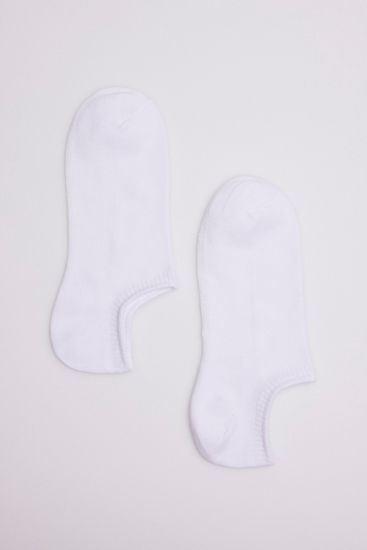 Pack 3 calcetines pinkies transpirables blanco