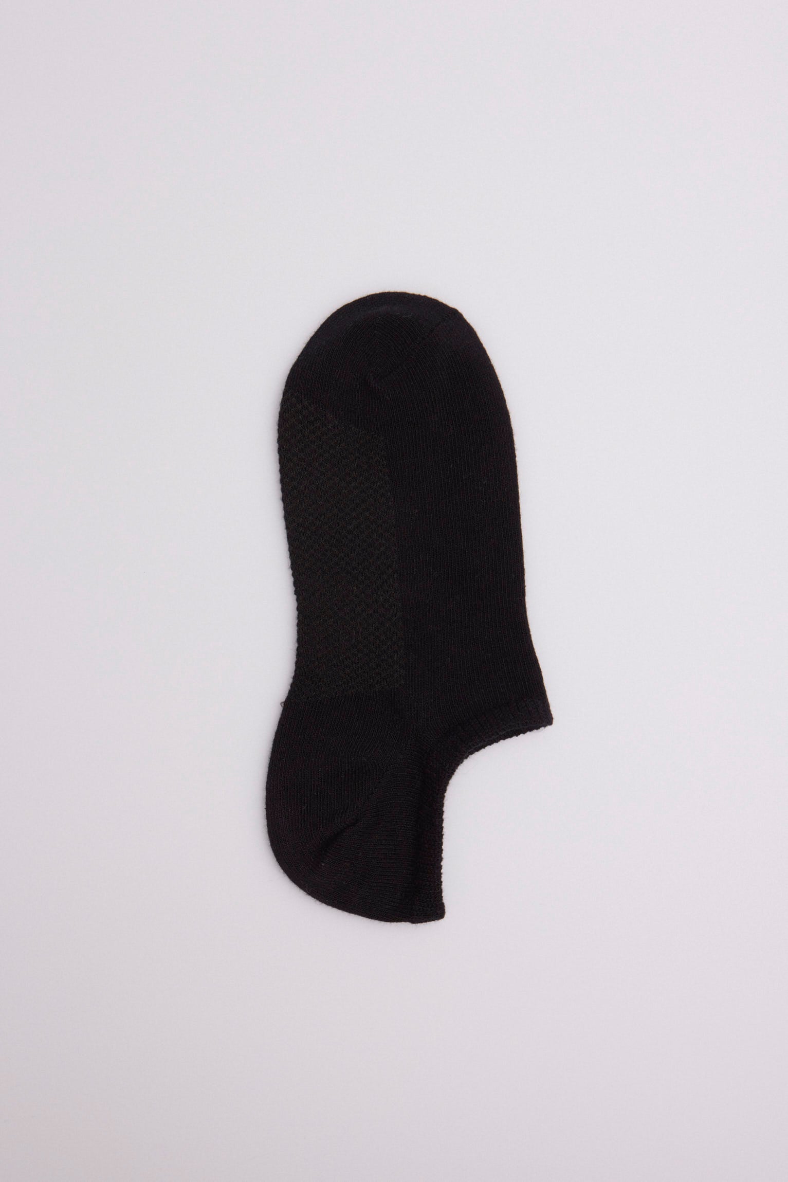 Pack 3 calcetines pinkies transpirables negro