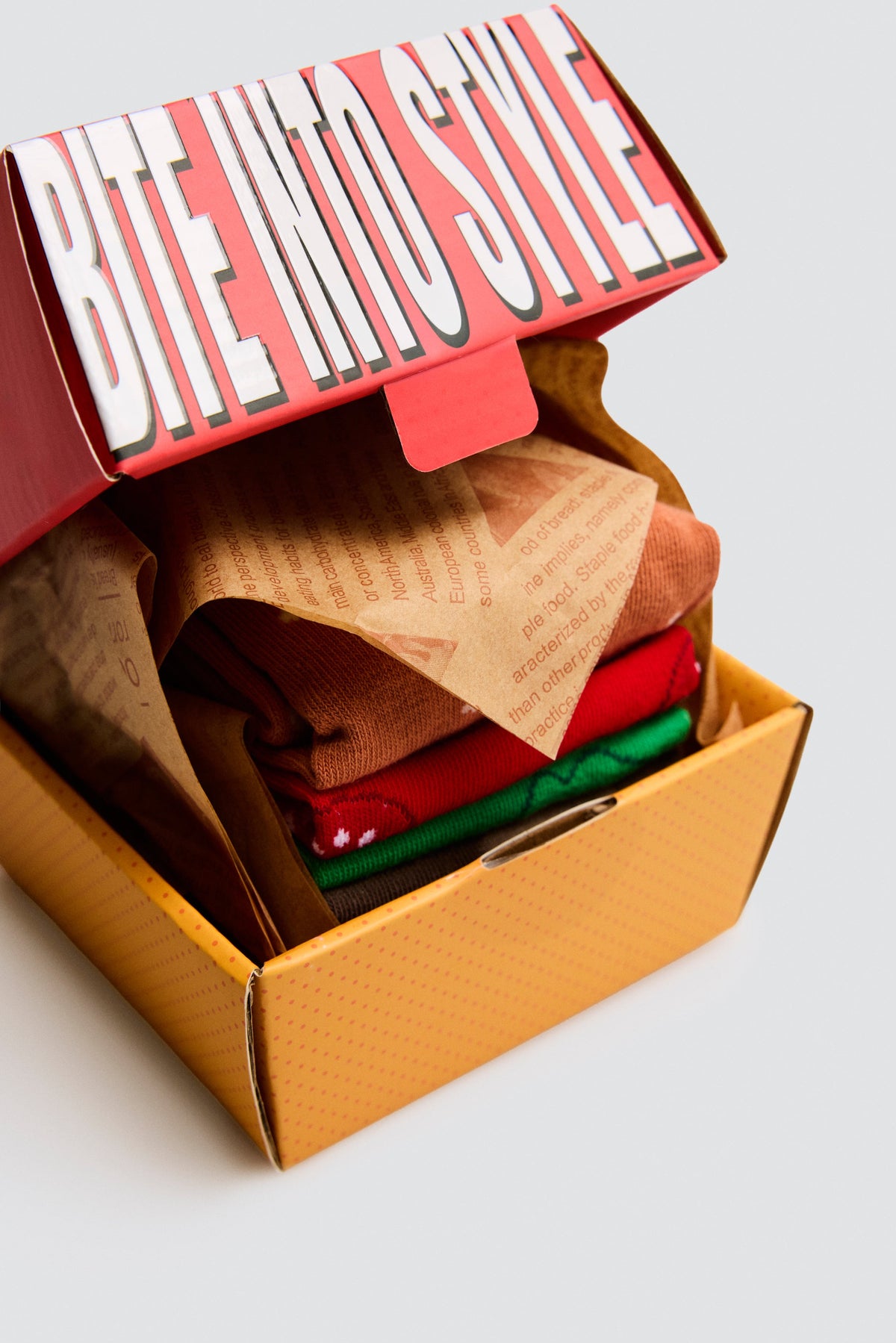 Pack regalo calcetines hamburguesa