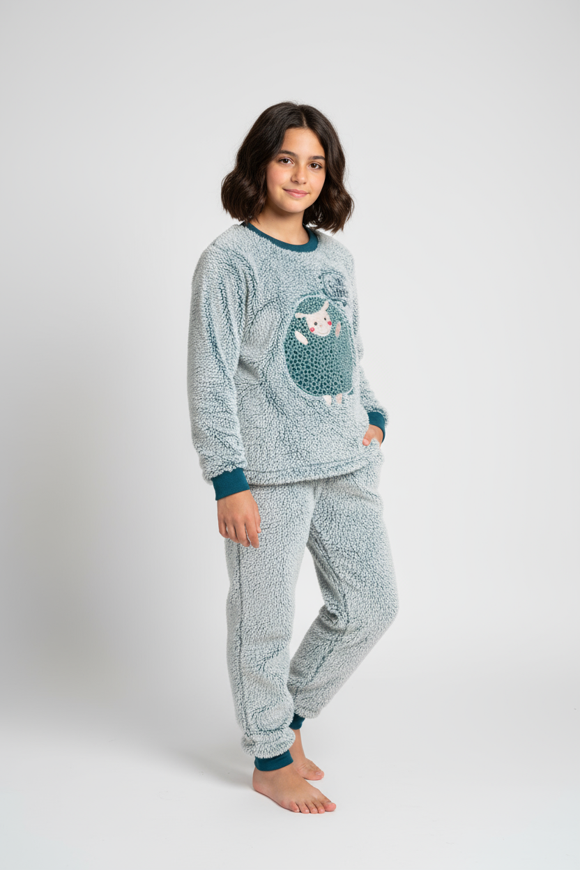 18011003-2-pijama-juvenil-jaspeado-dibujo-oveja