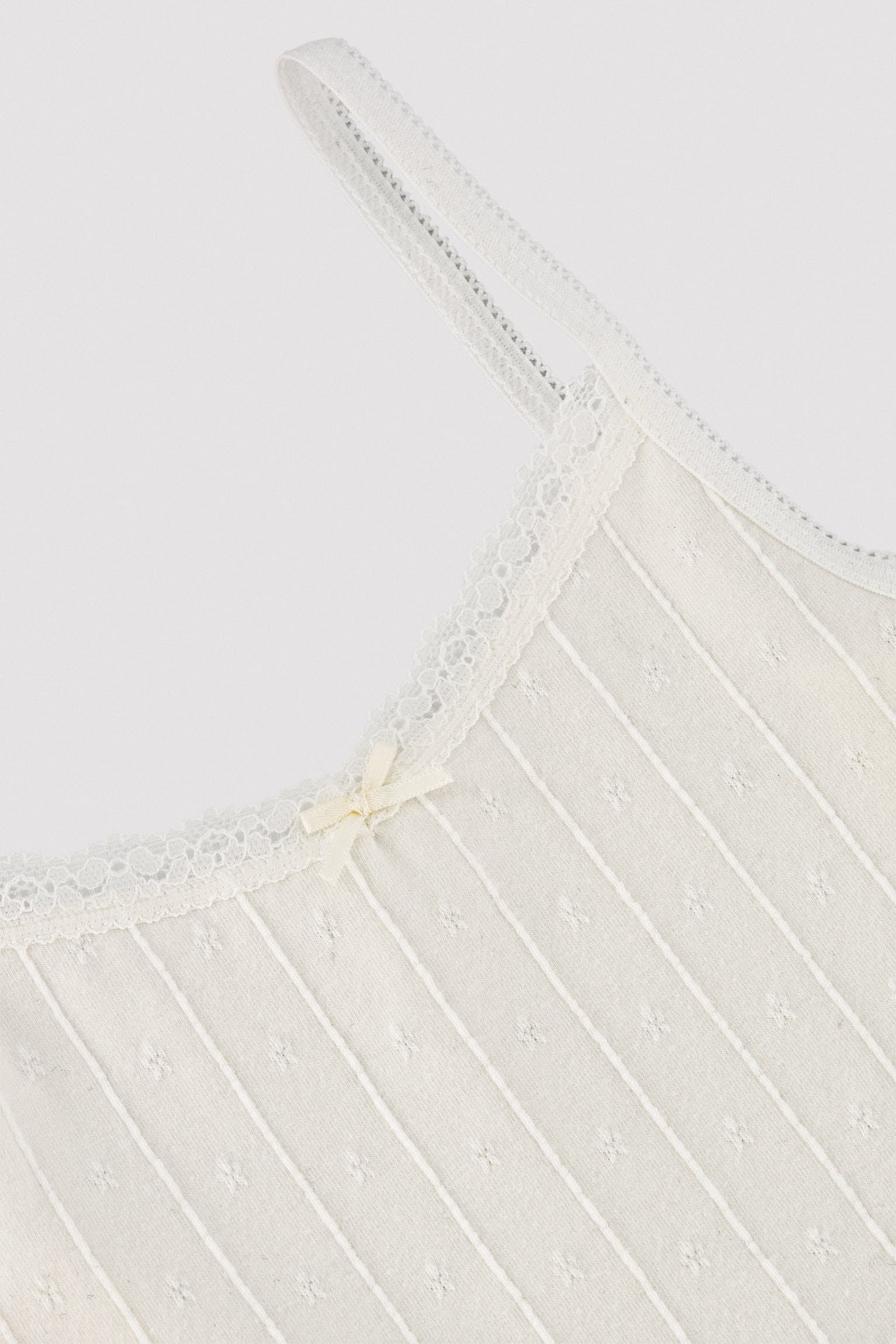 Conjunto infantil interior camiseta y braga marfil - Ysabel Mora