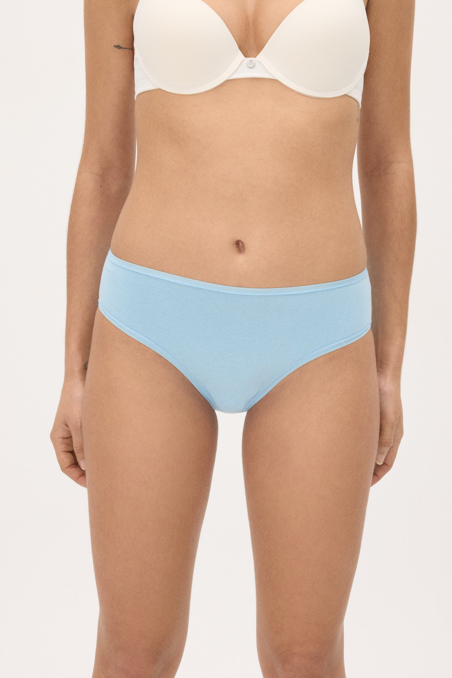 Pack de 6 bragas midi lisas y estampadas