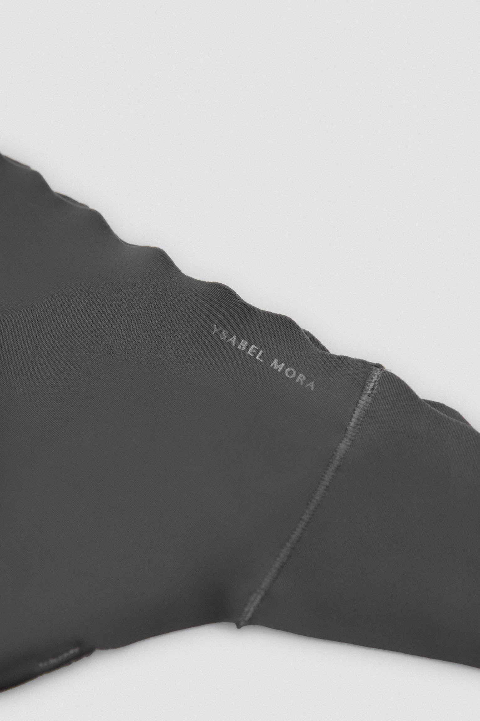 Dark grey laser thong