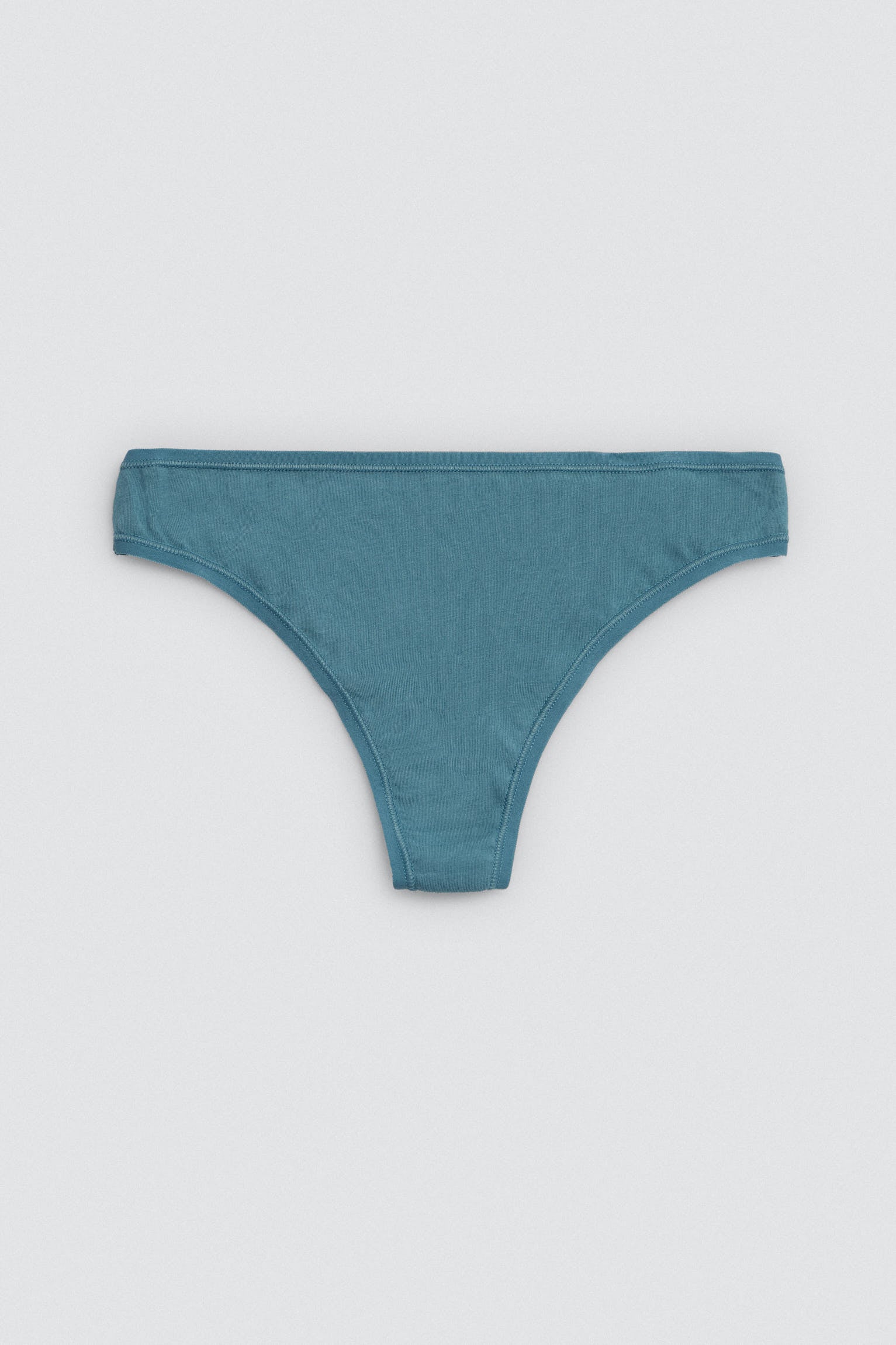 Pack of 4 basic cotton thongs