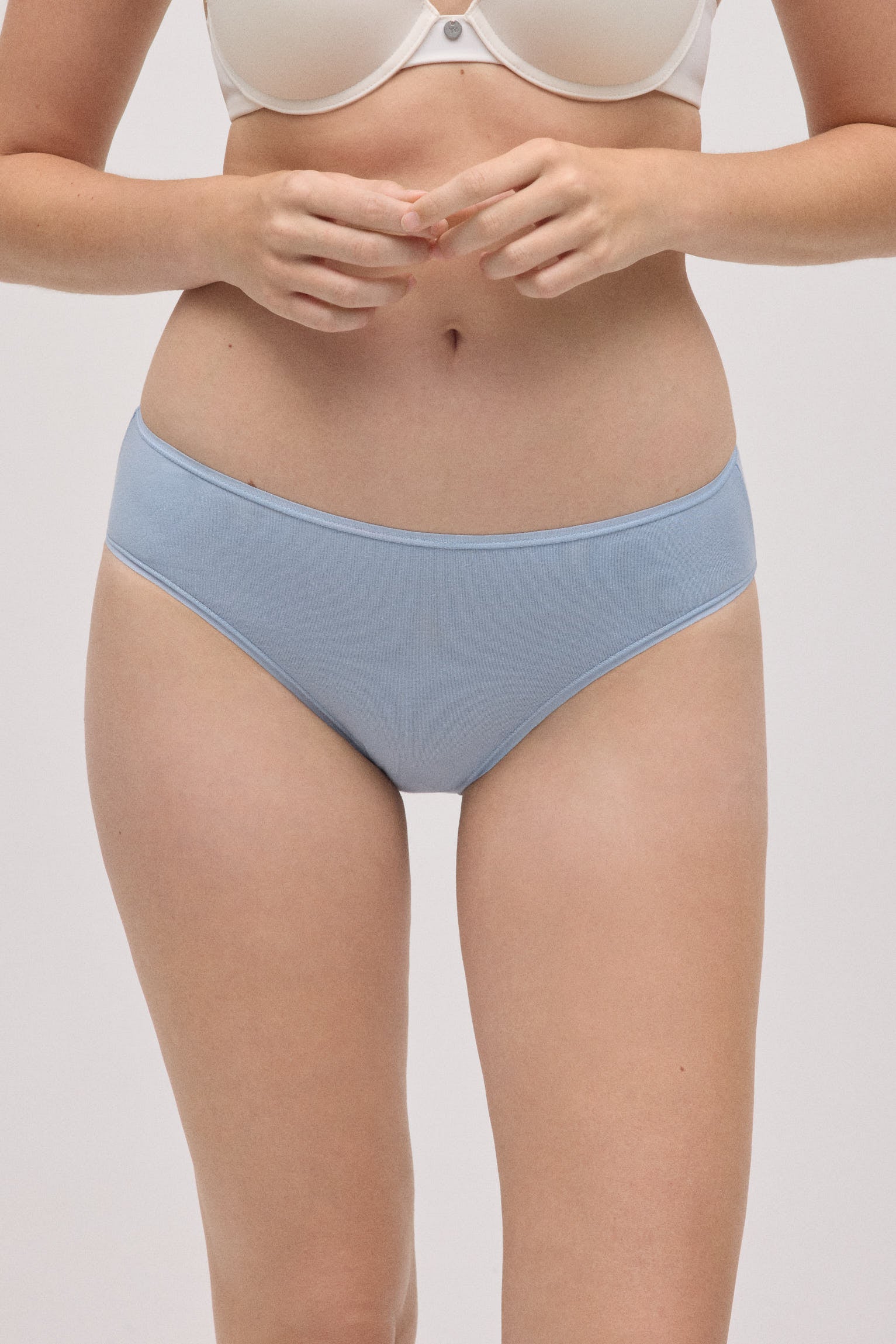 Pack 4 bragas midi básicas algodón
