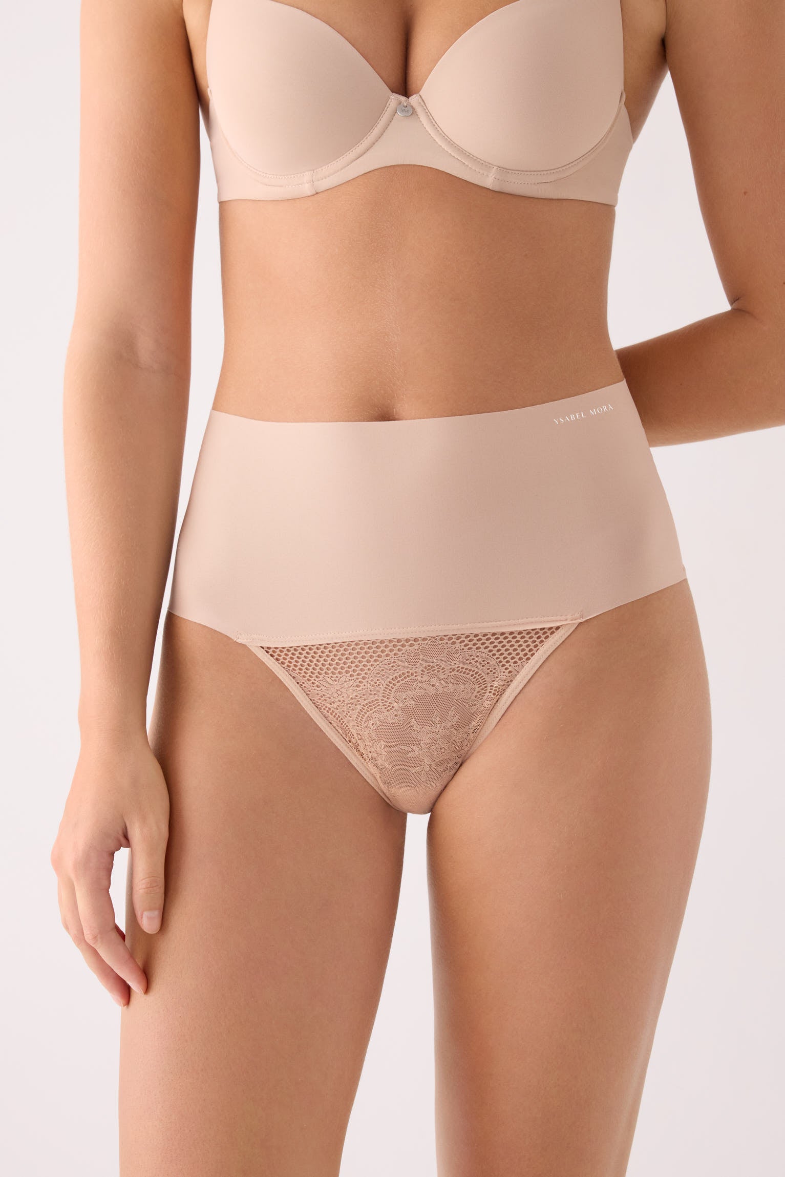 PREVENTA Braga alta contorno láser nude