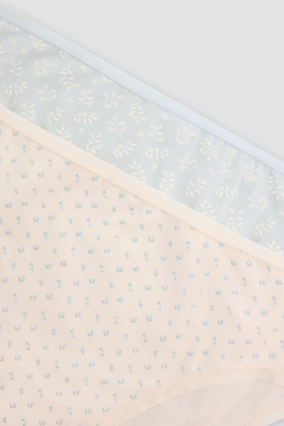 Pack de 6 bragas midi de algodón estampadas