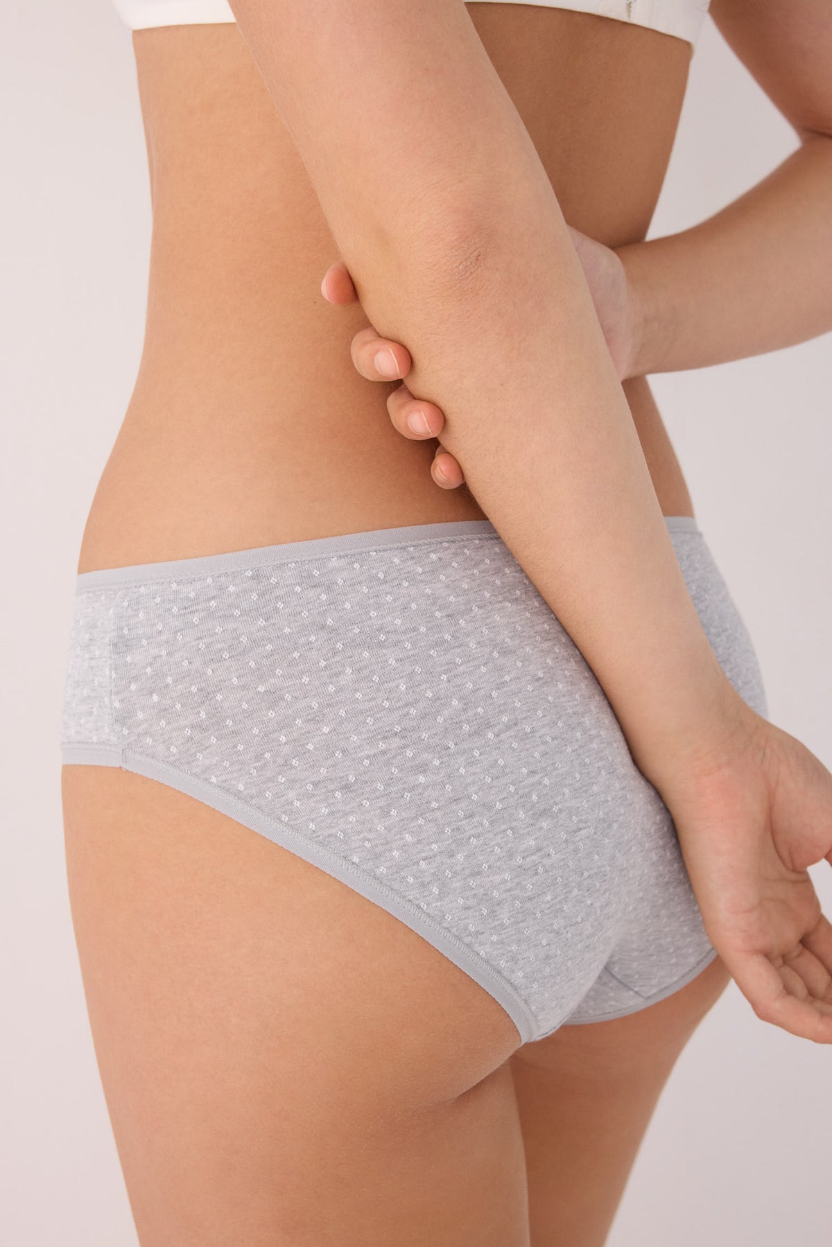 Pack de 6 bragas midi de algodón estampadas