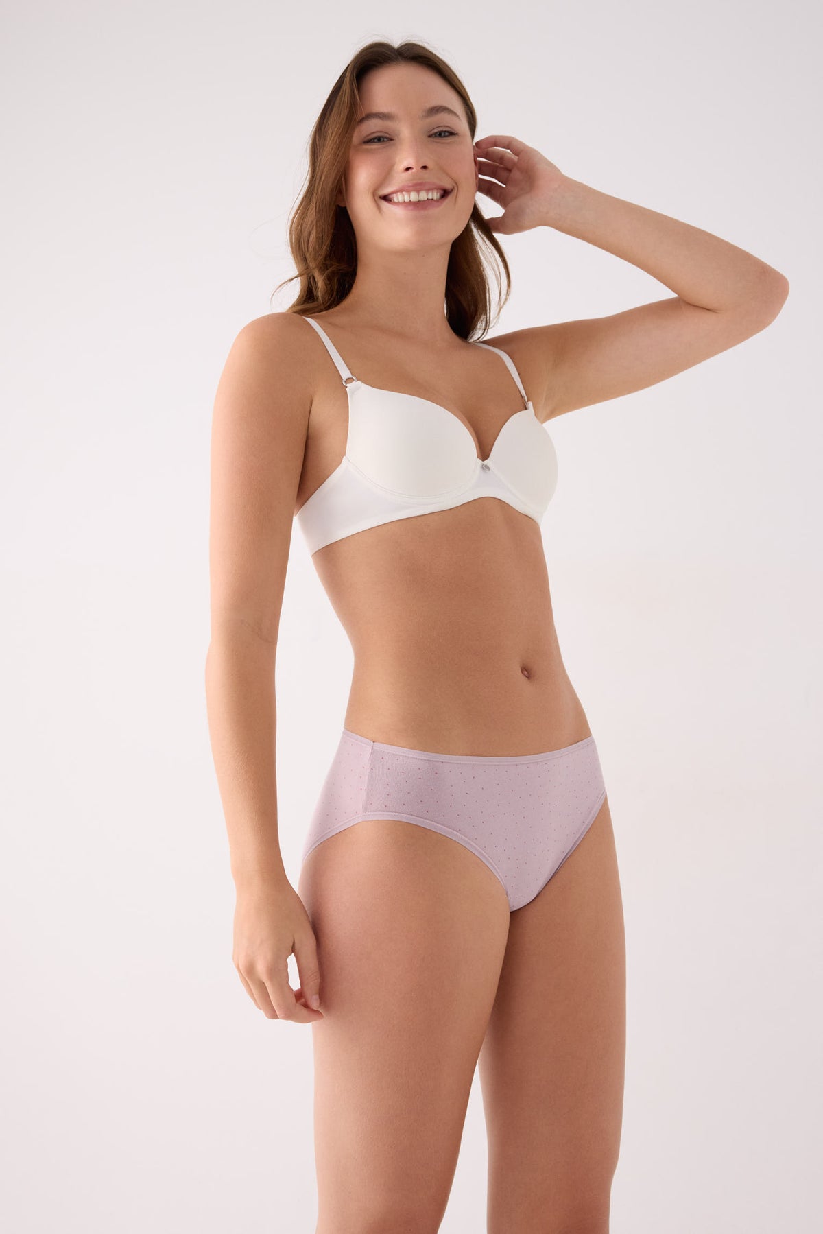 Pack de 6 bragas midi de algodón estampadas