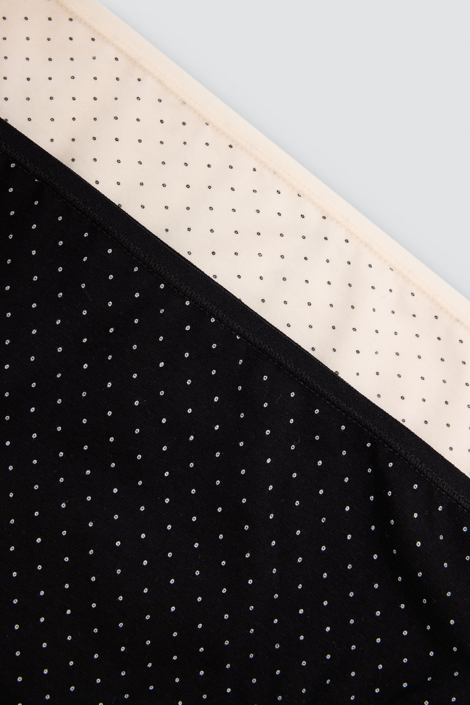 Pack de 2 bragas midi algodón estampadas negro y beige multicolor