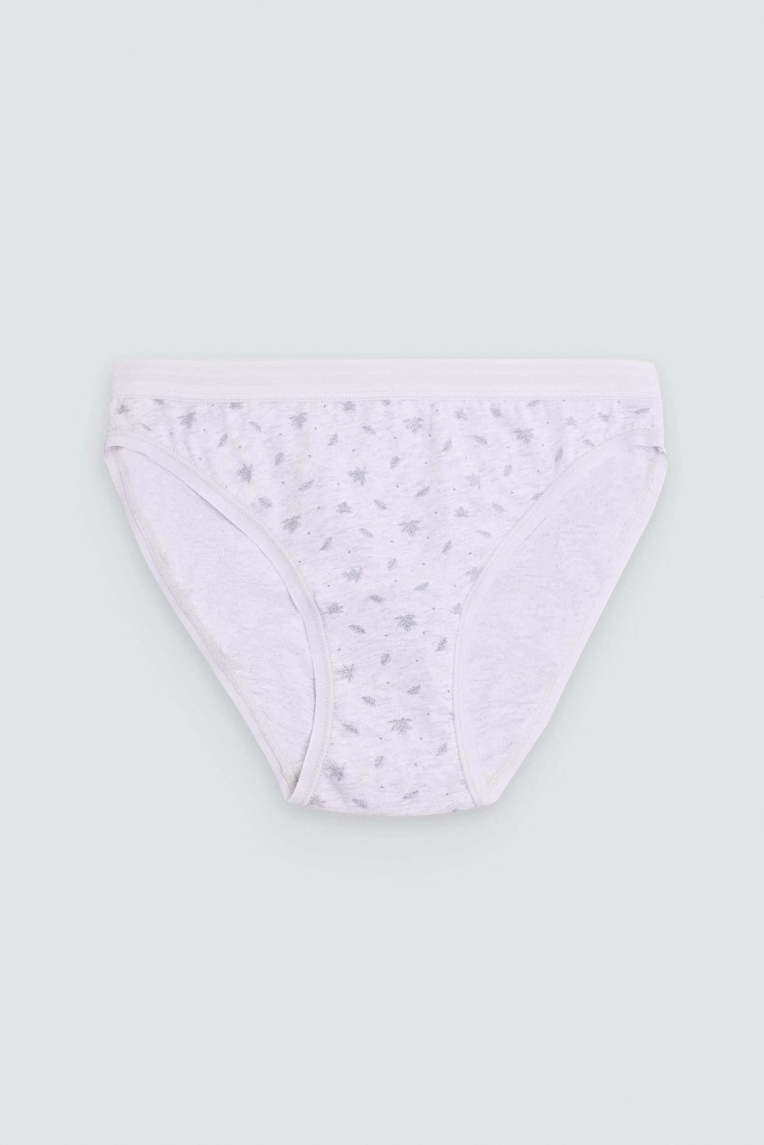 Pack de 2 bragas mini algodón estampadas gris