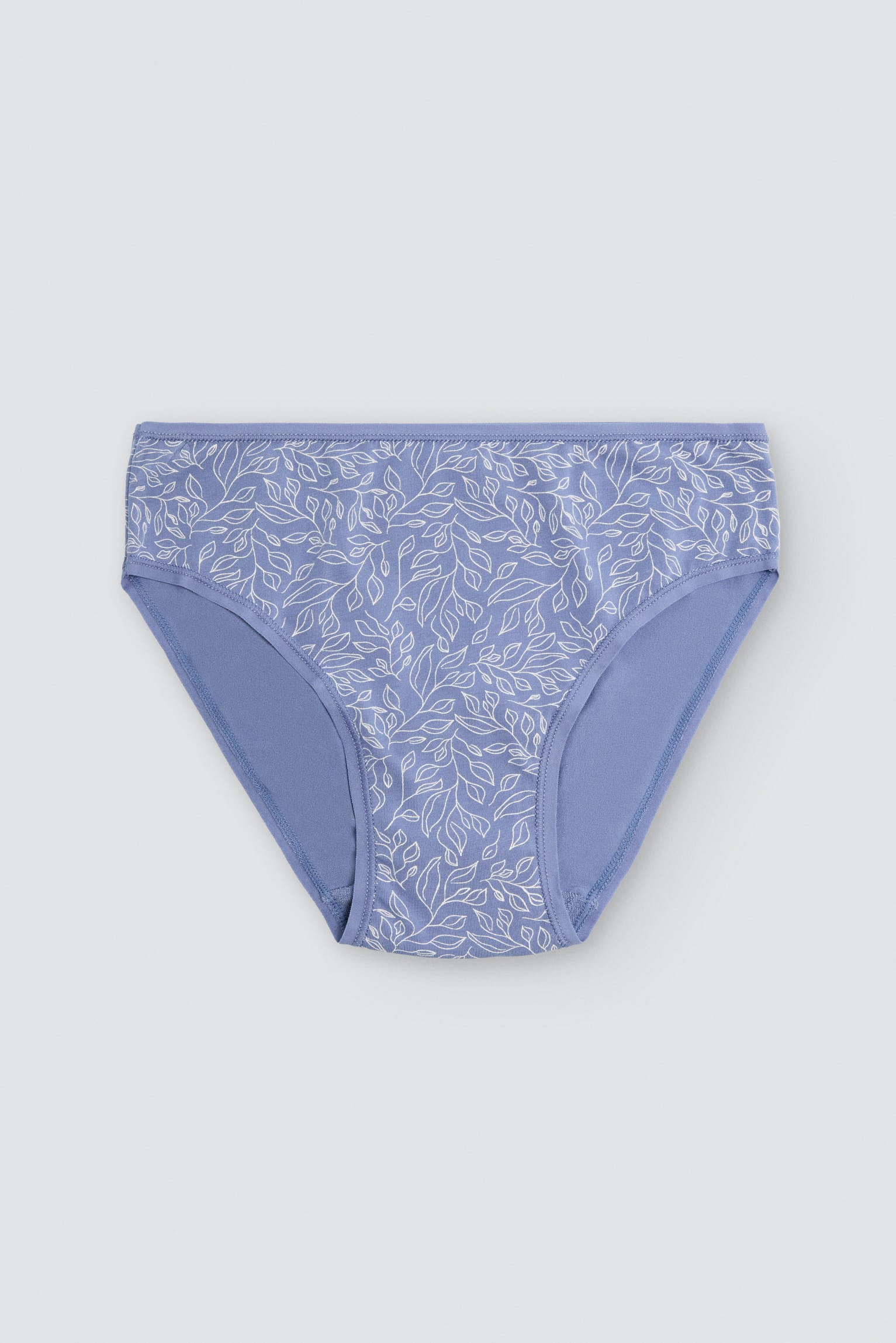 Pack de 2 bragas midi algodón estampadas rosa y azul multicolor