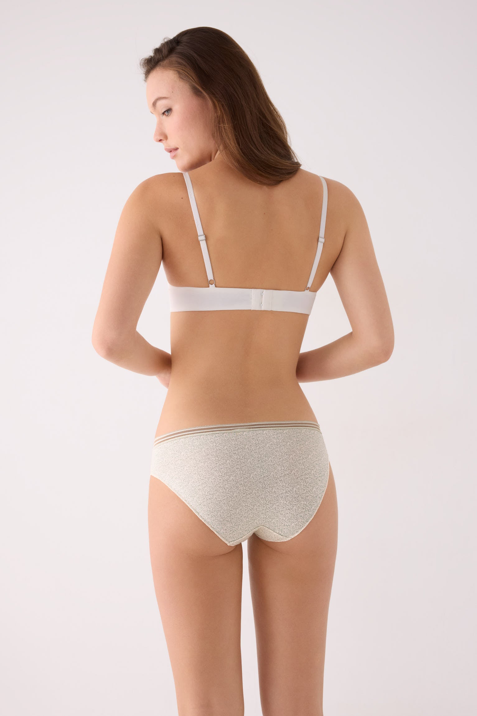 Pack de 2 bragas midi algodón verde