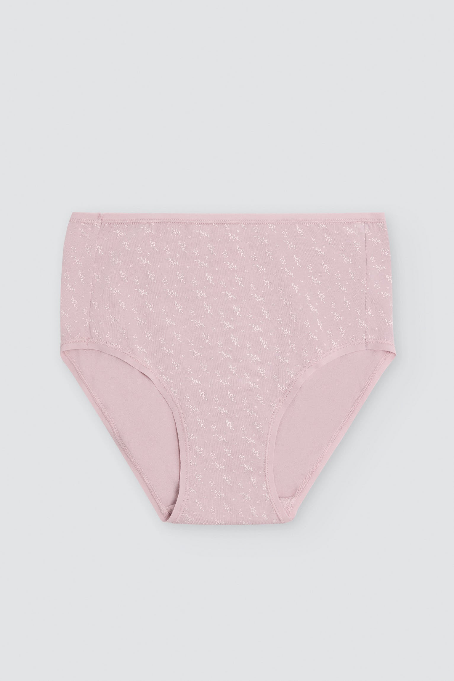 Pack de 2 bragas de algodón altas estampadas multicolor