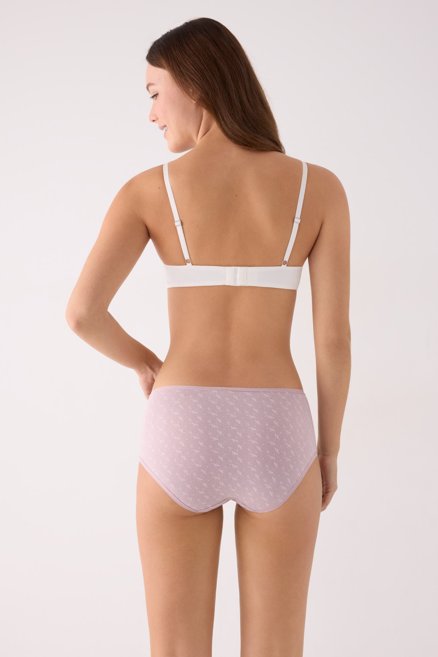 Pack de 2 bragas de algodón altas estampadas multicolor