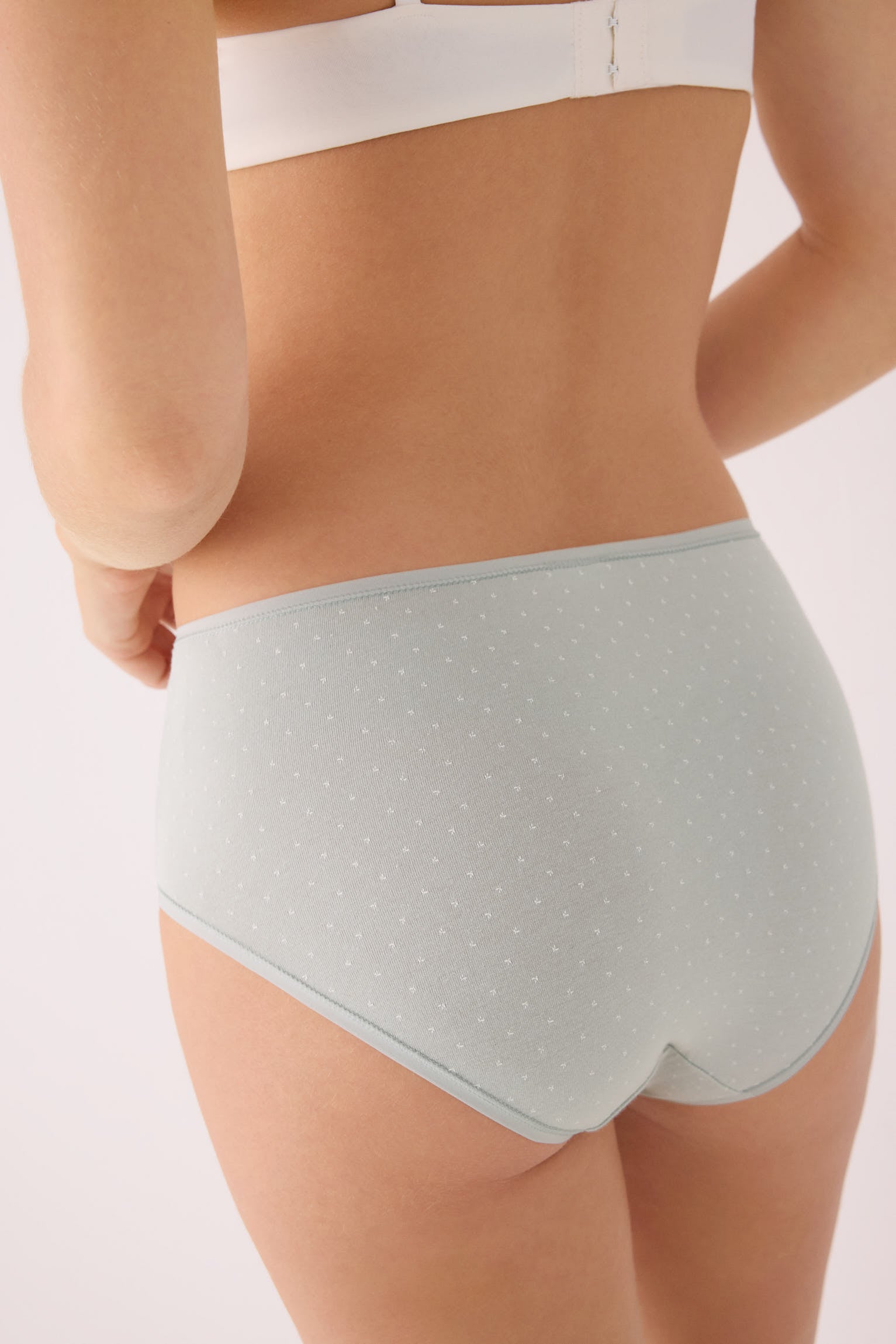 Pack de 2 bragas de algodón altas estampadas multicolor