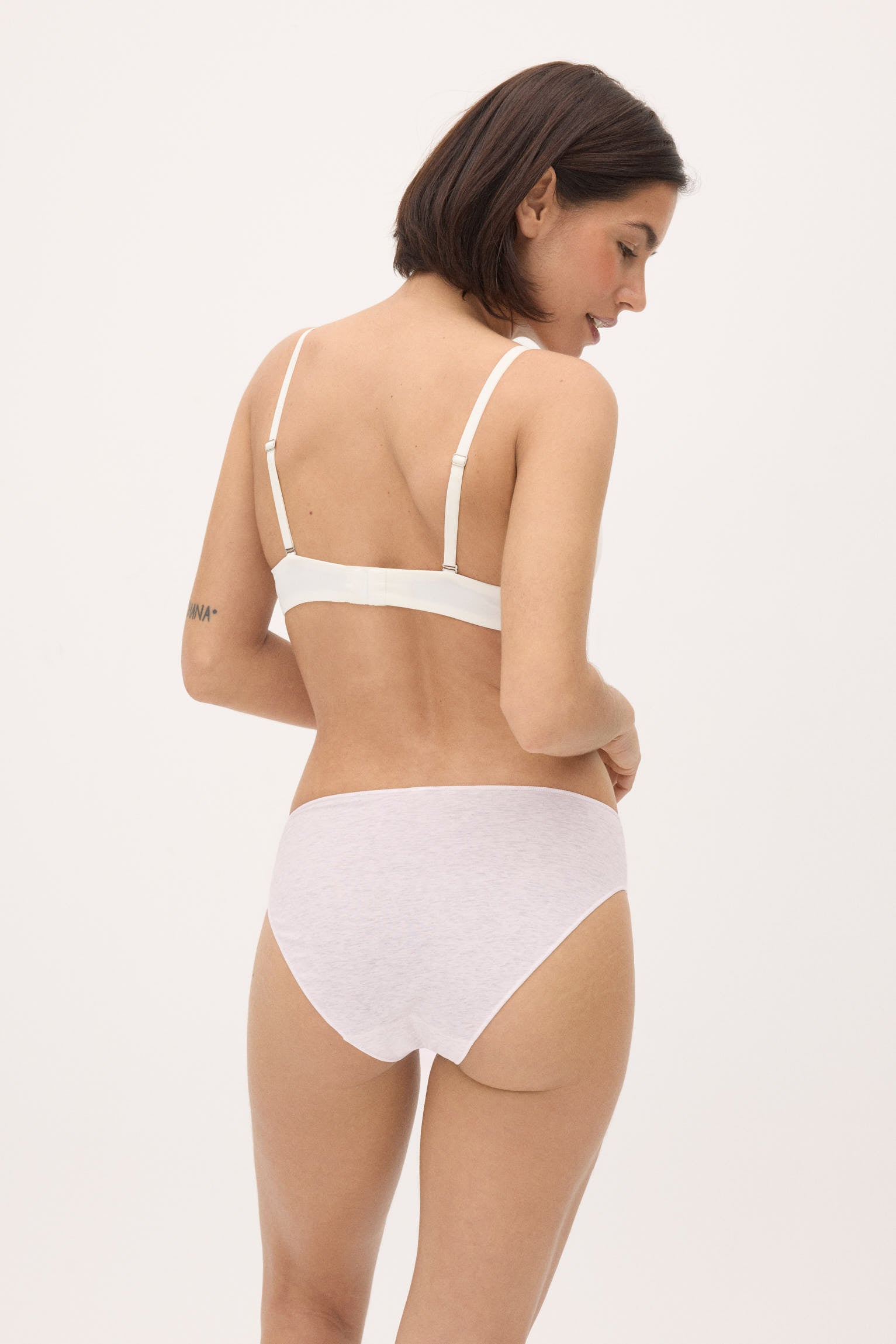 Pack de 3 bragas midi de algodón colores pastel
