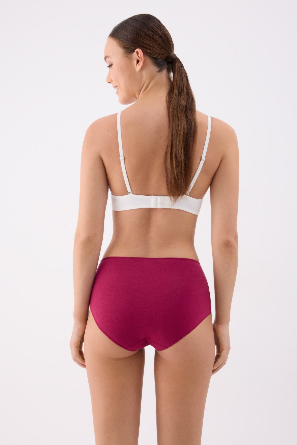 Pack de 3 bragas altas de algodón colores fríos