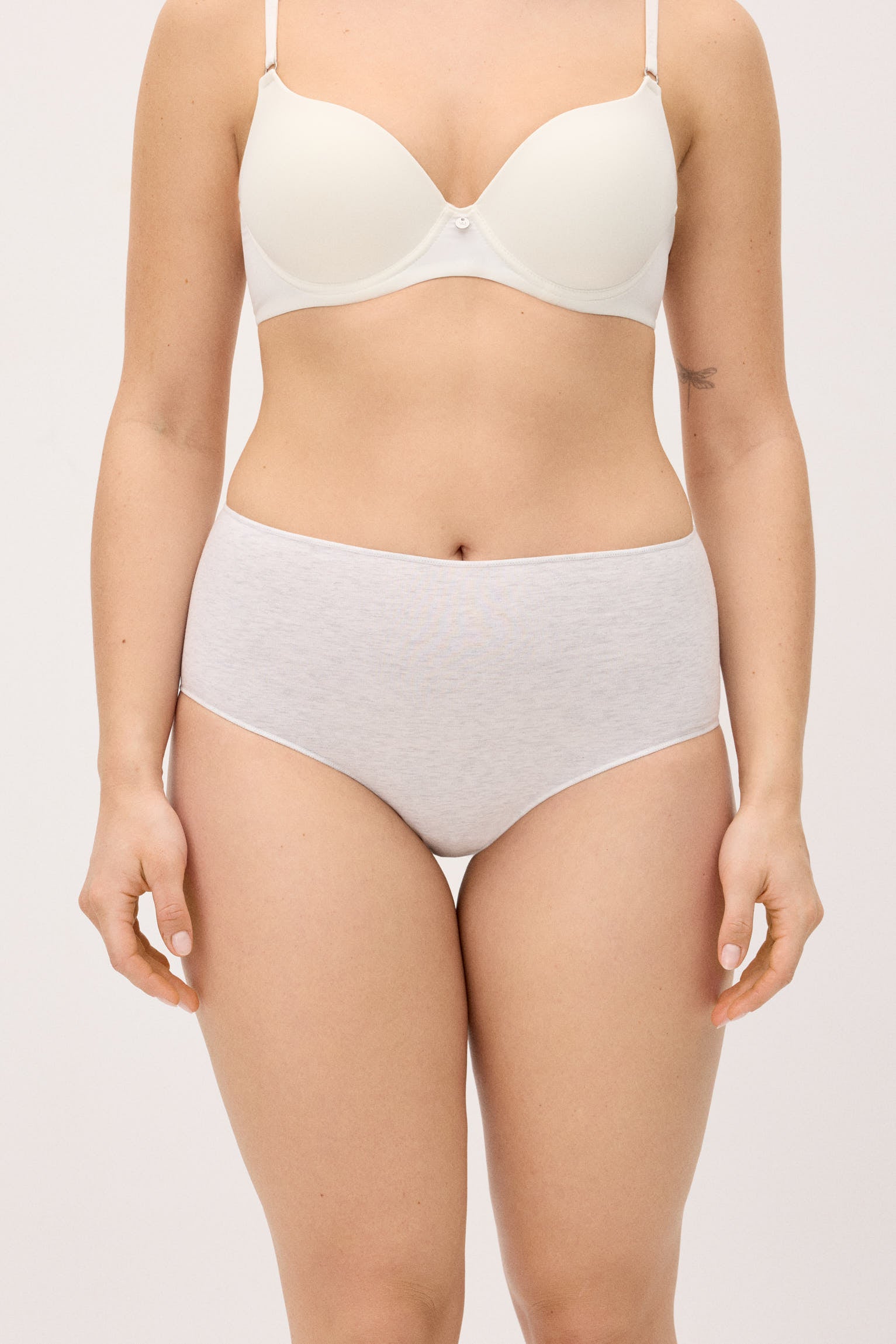 Pack 3 bragas altas algodón básicas - Ysabel Mora