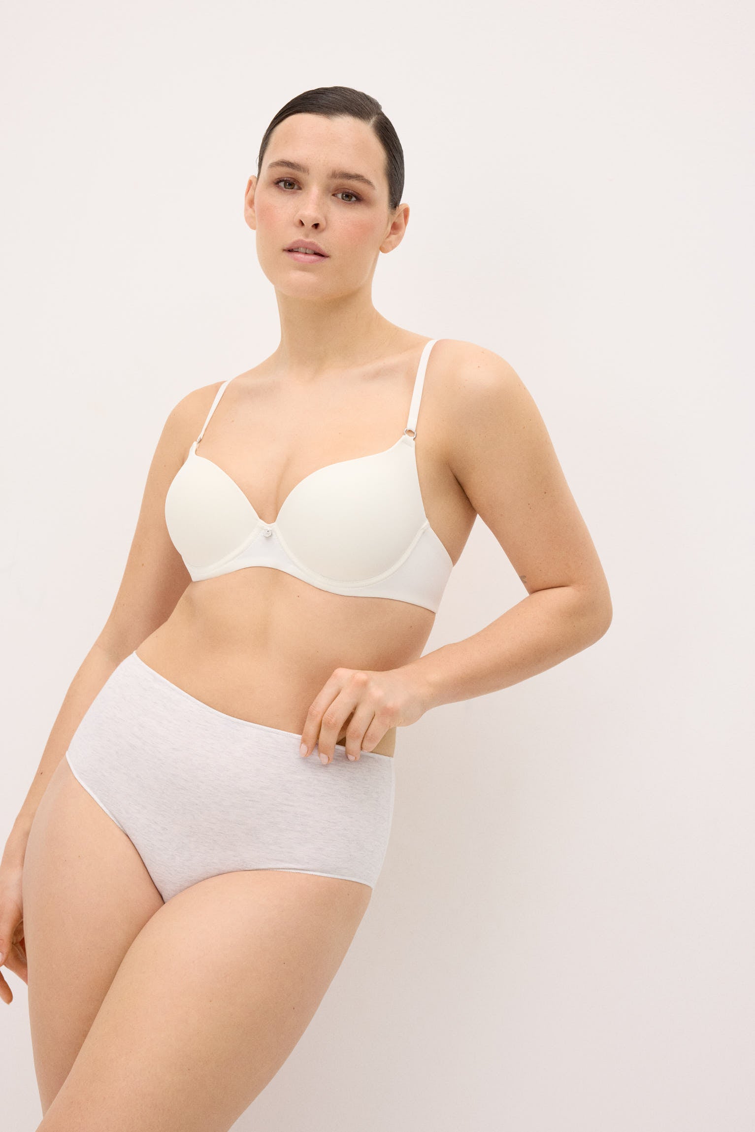 Pack 3 bragas altas algodón básicas - Ysabel Mora