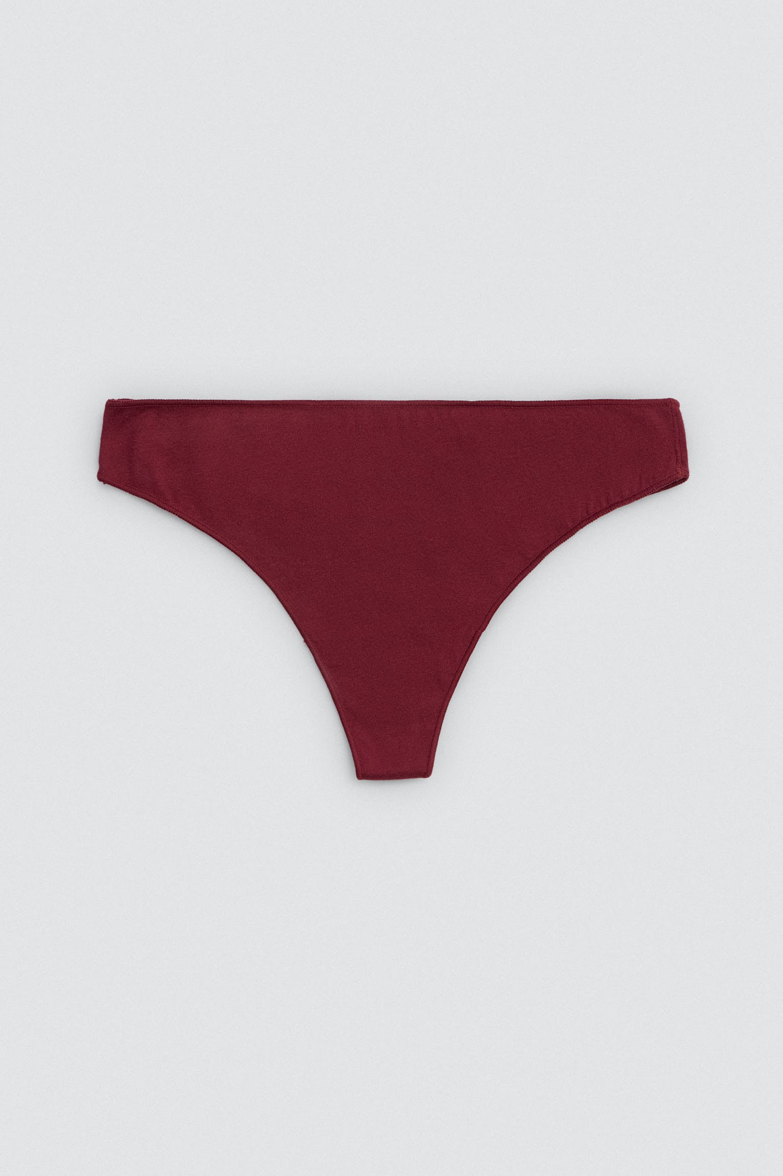 Pack of 3 basic cotton thongs