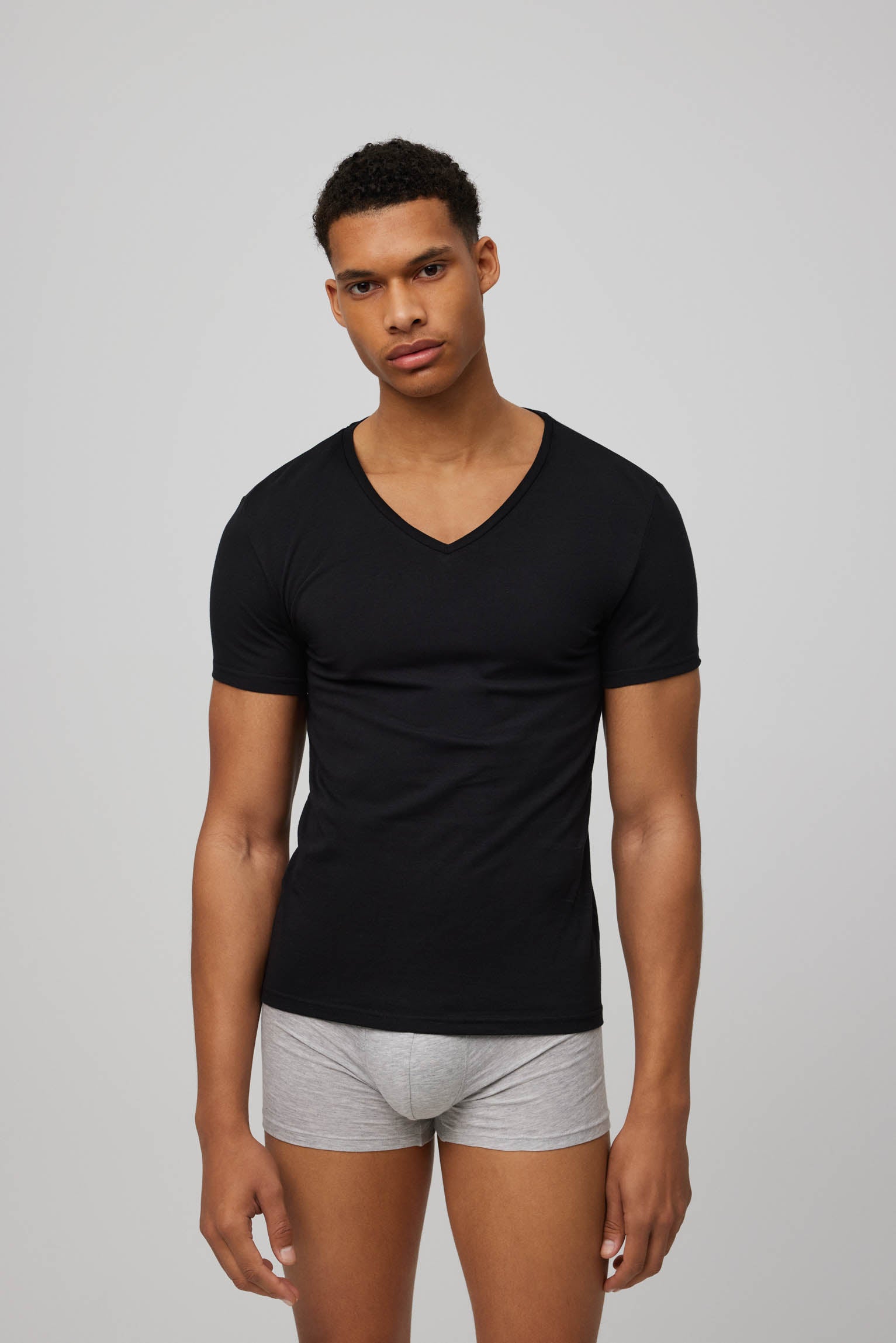 Camiseta negra manga corta - Vausen