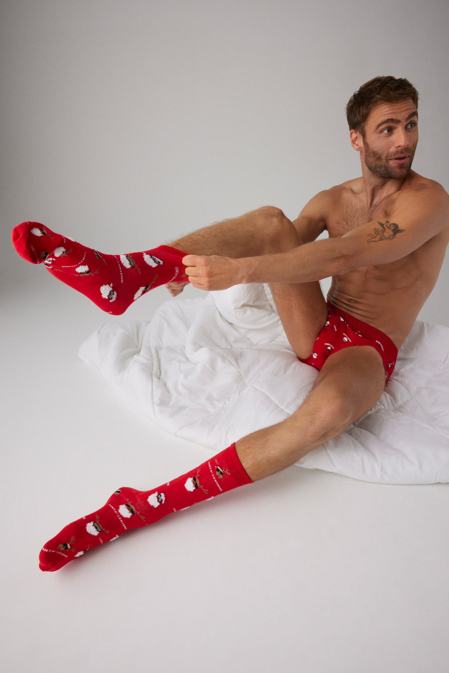 Calzon Rojo Calzones Para Navidad Uomo Boxer Rojo Navidad Boxer