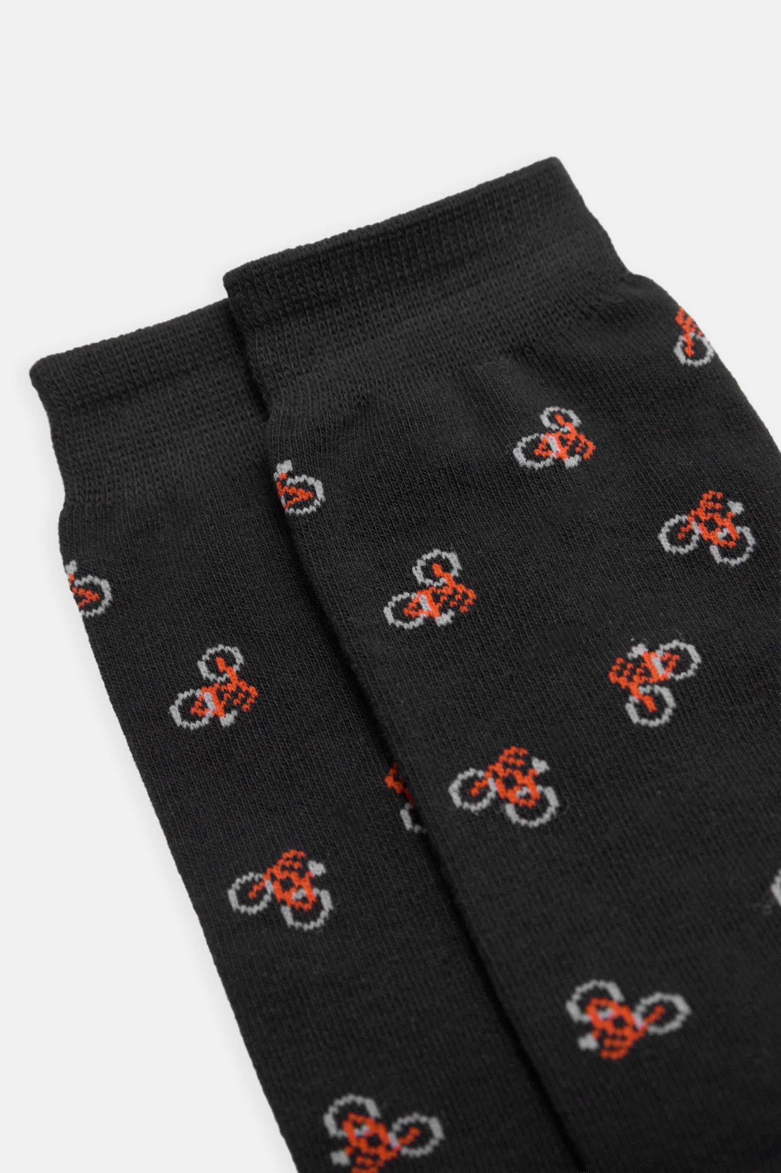 Pack bóxer y calcetín estampado motos