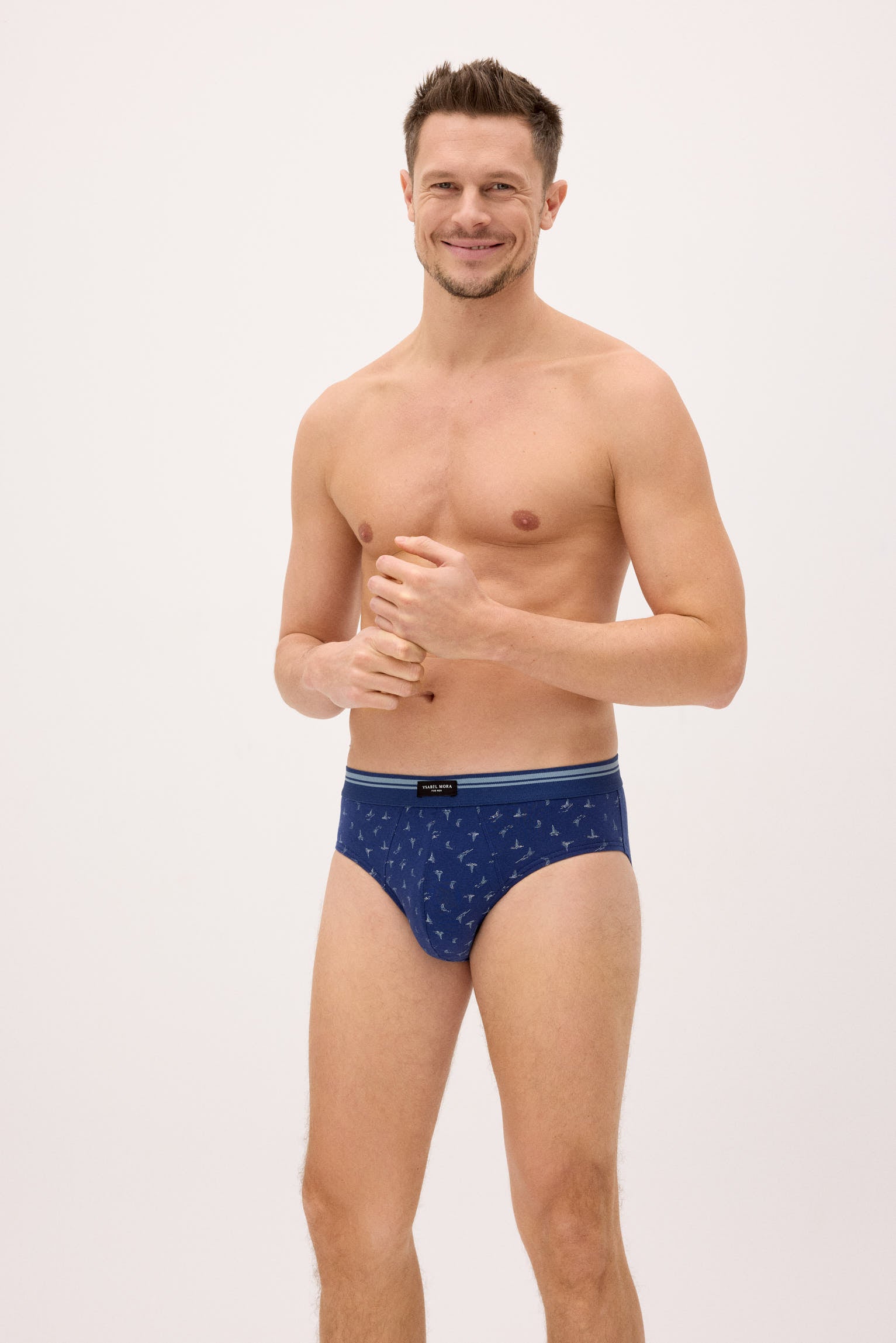 Pack 2 slips estampados náuticos