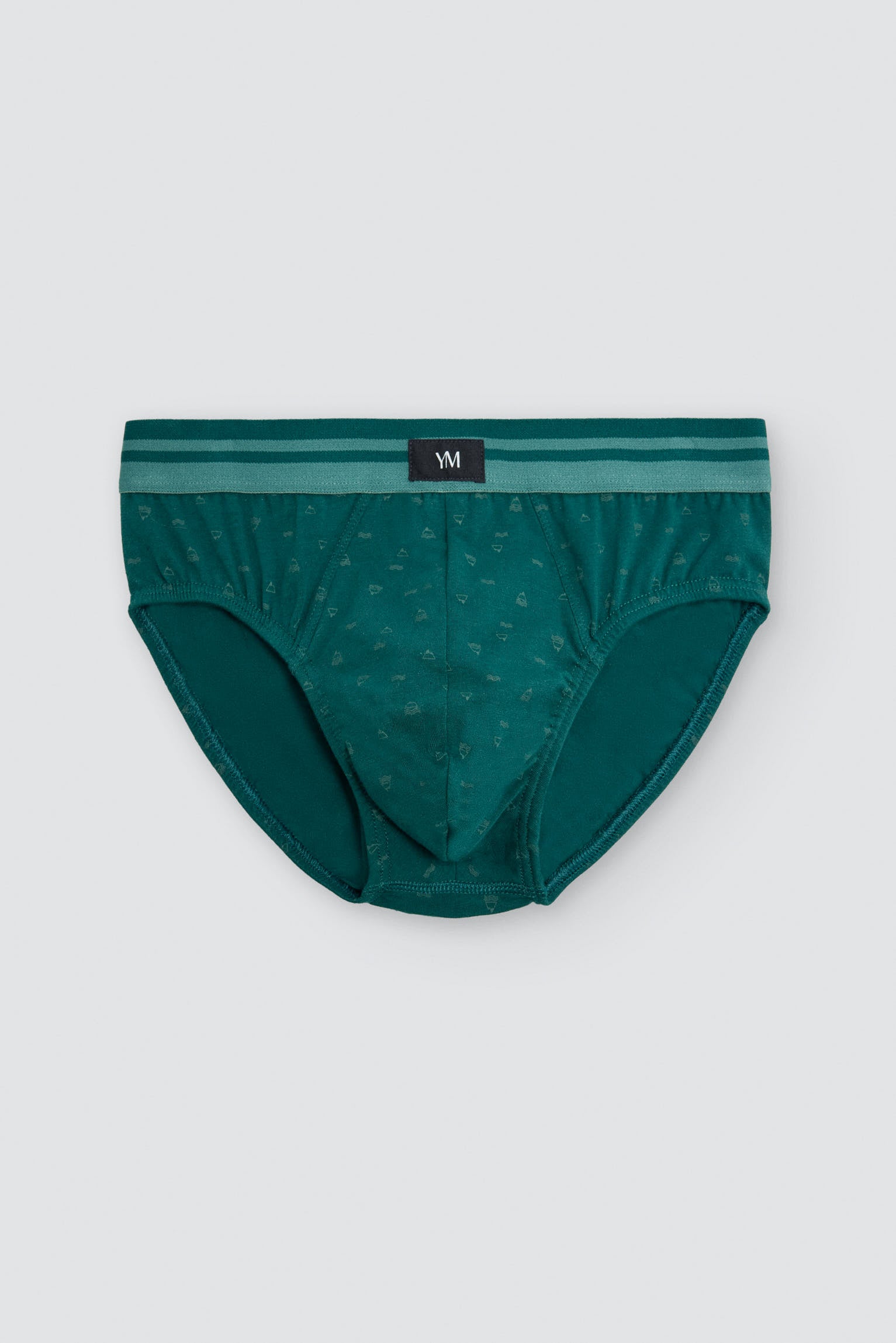 Pack 2 slips algodón estampado montañas y motivos geométricos - Ysabel Mora