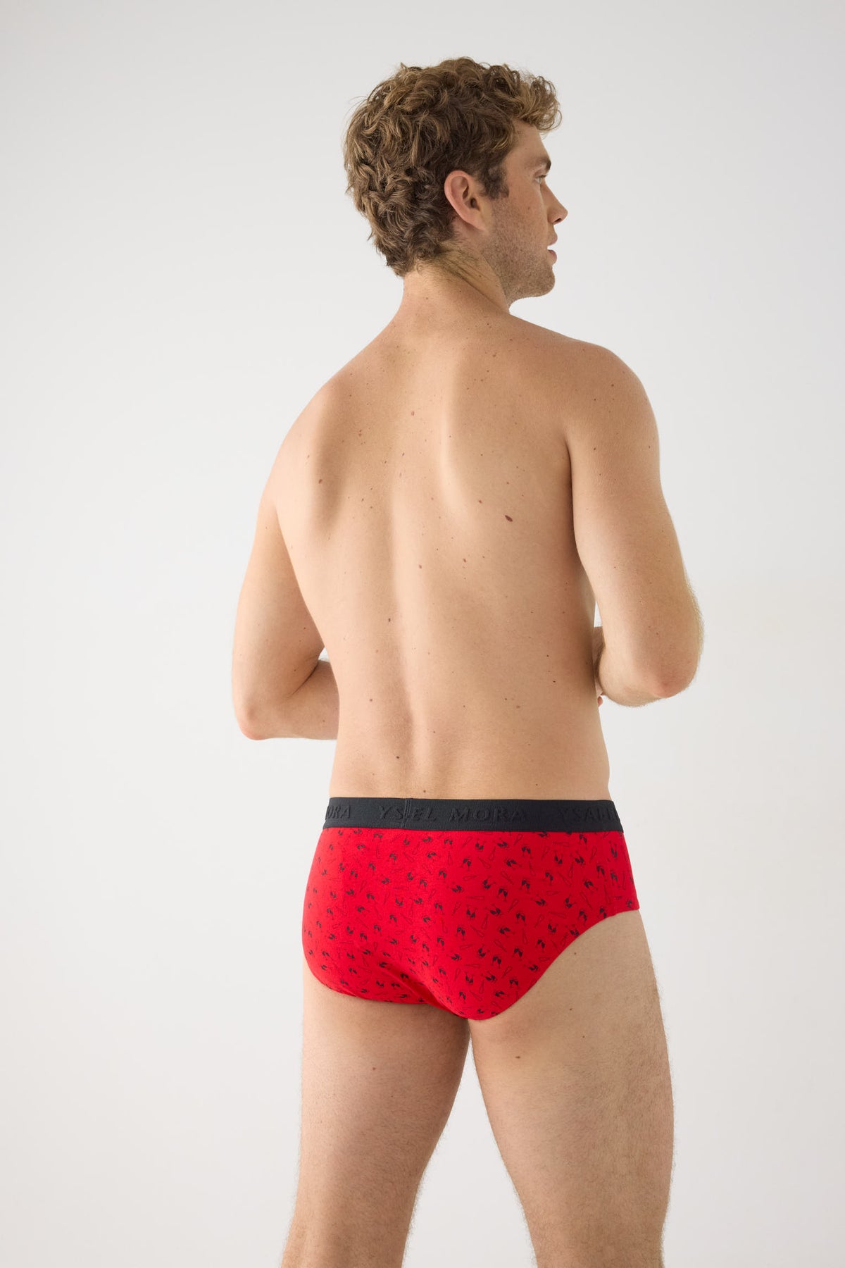 Calzoncillos slip estampado copas de champagne - Ysabel Mora