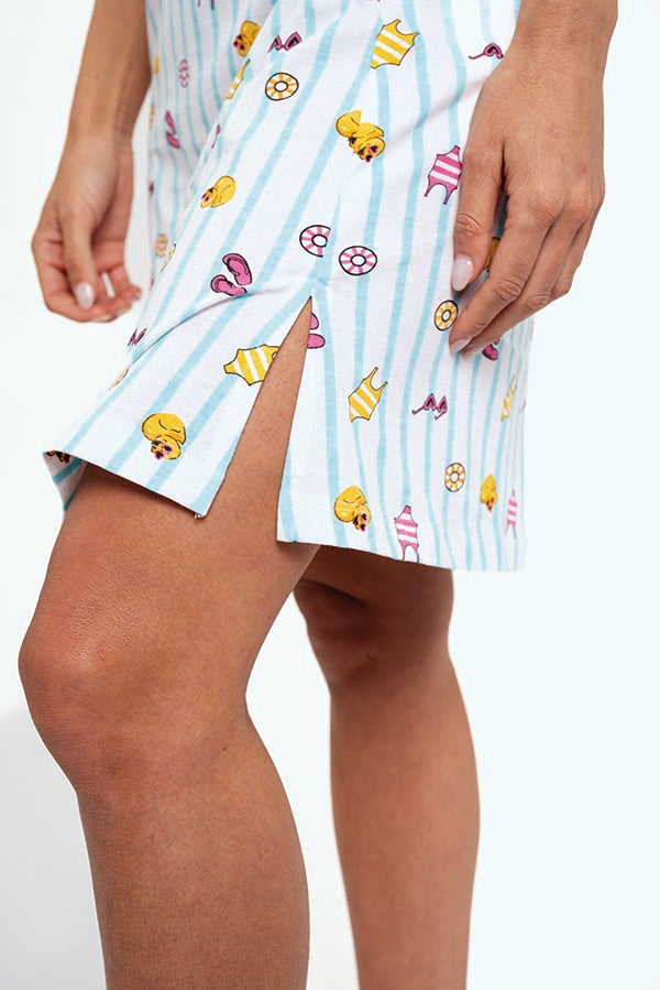 Camisón mujer algodón estampado veraniego | MUYDEMI