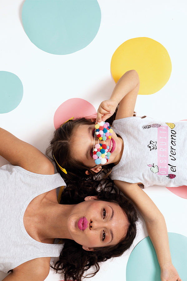 Pijama mujer tirantes algodón estampado Fruits | MUYDEMI