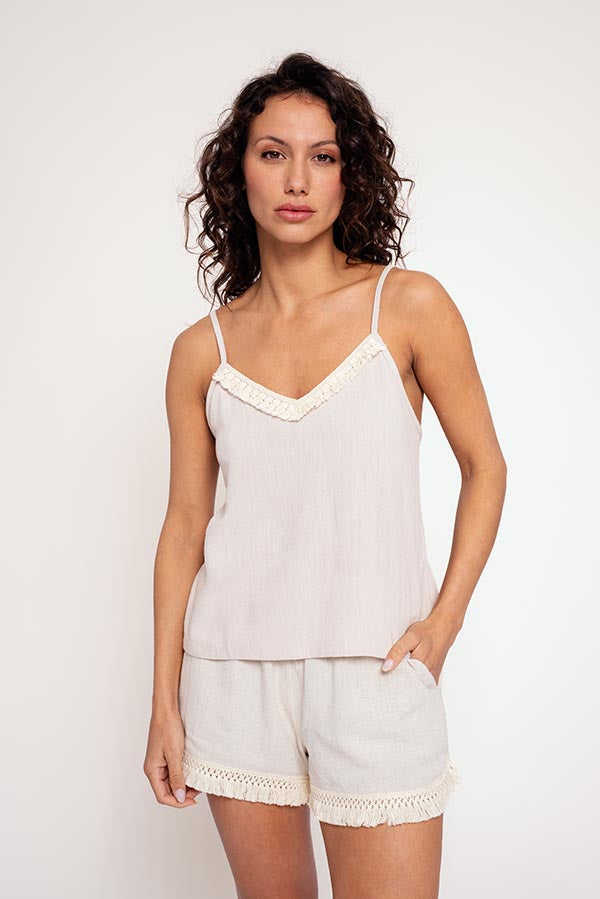 Pijama mujer de lino | MUYDEMI