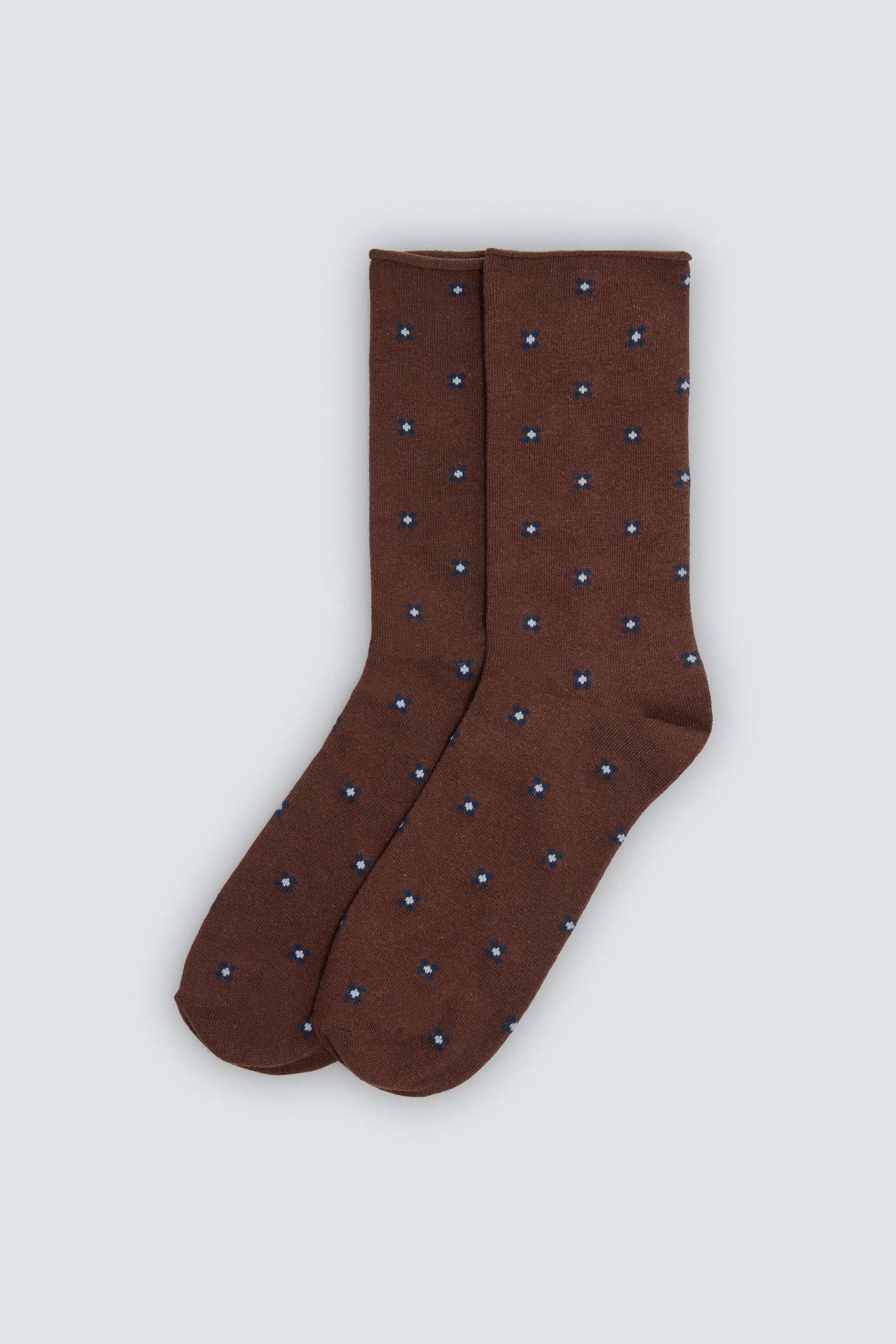 Pack 3 calcetines sin puño estampados geométricos