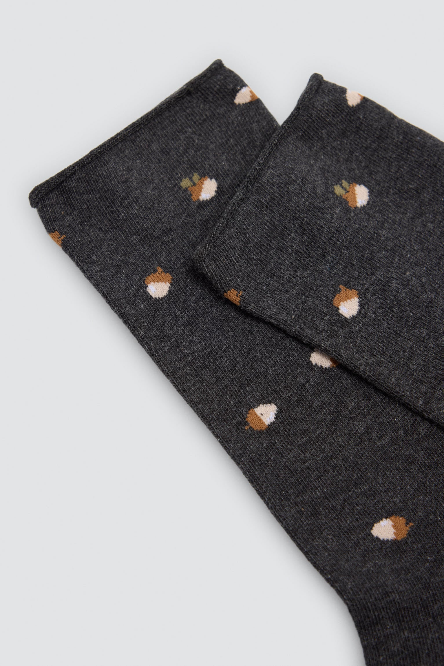 Pack 4 calcetines sin puño estampados motivos naturales