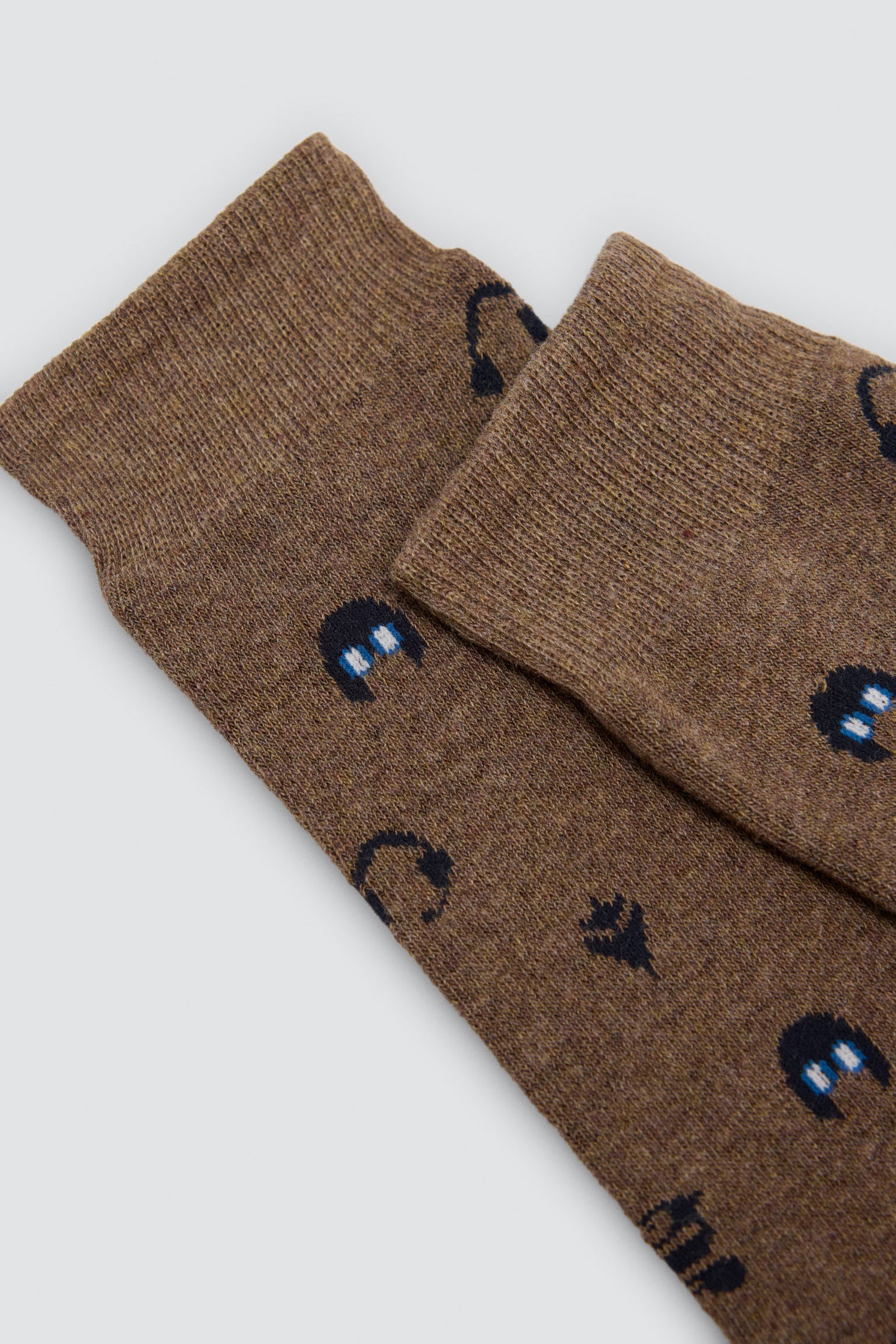 Pack 3 calcetines térmicos estampados variados osos, auriculares y rayas