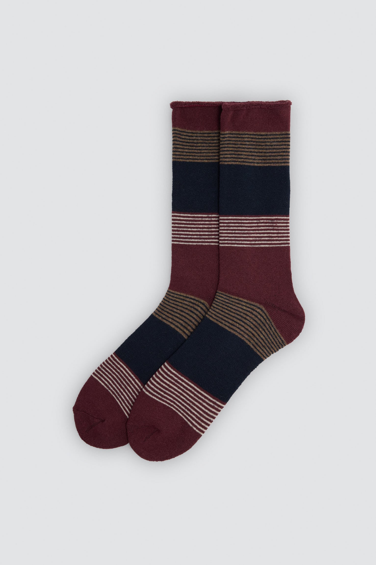 Pack 3 calcetines térmicos sin puño estampados variados