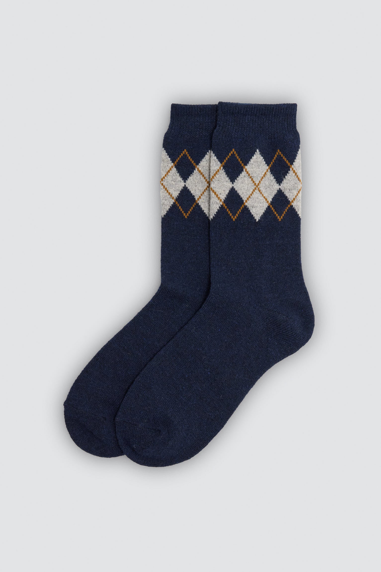 Pack 3 calcetines hombre lana estampados variados