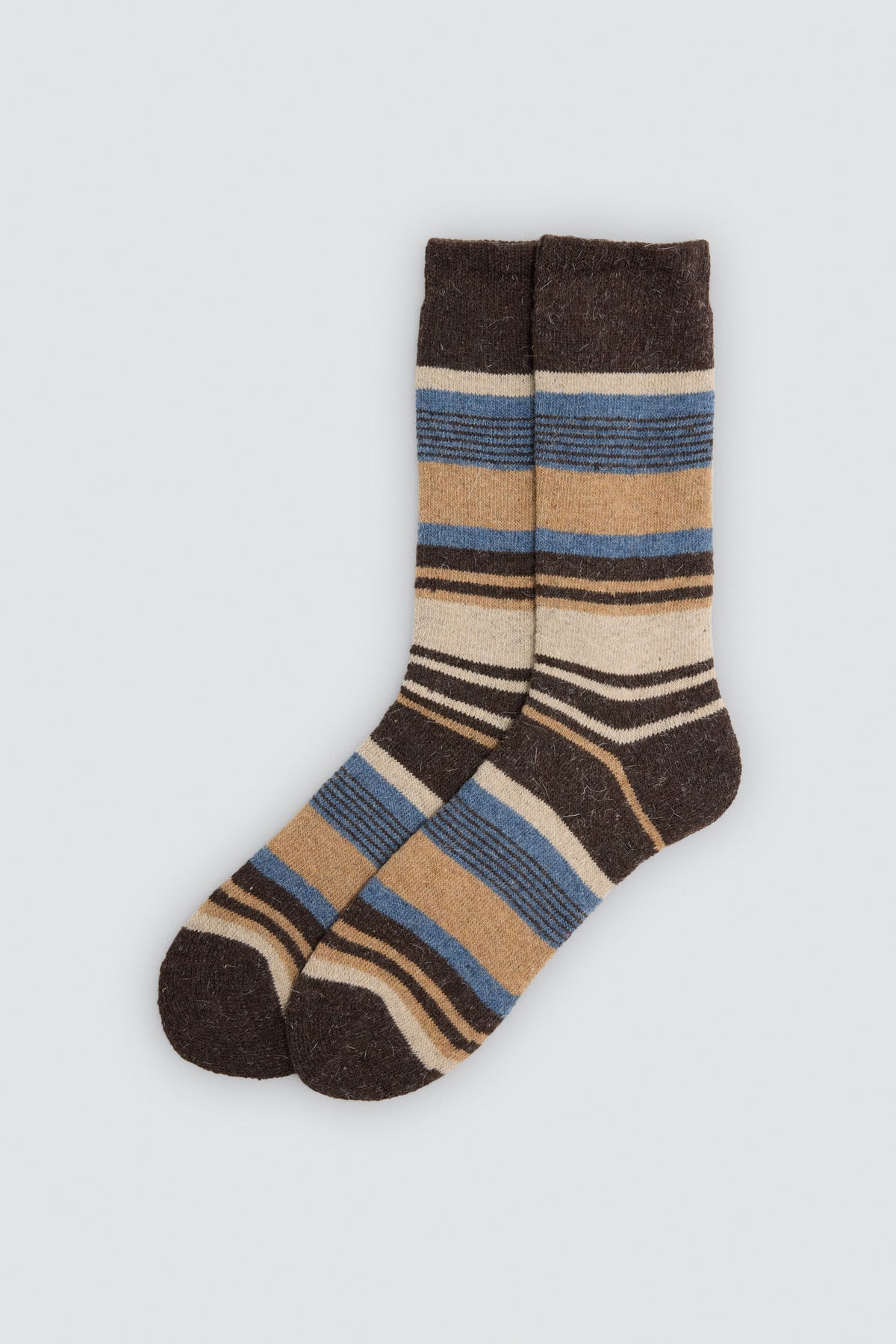 Pack 3 calcetines angora estampado rayas