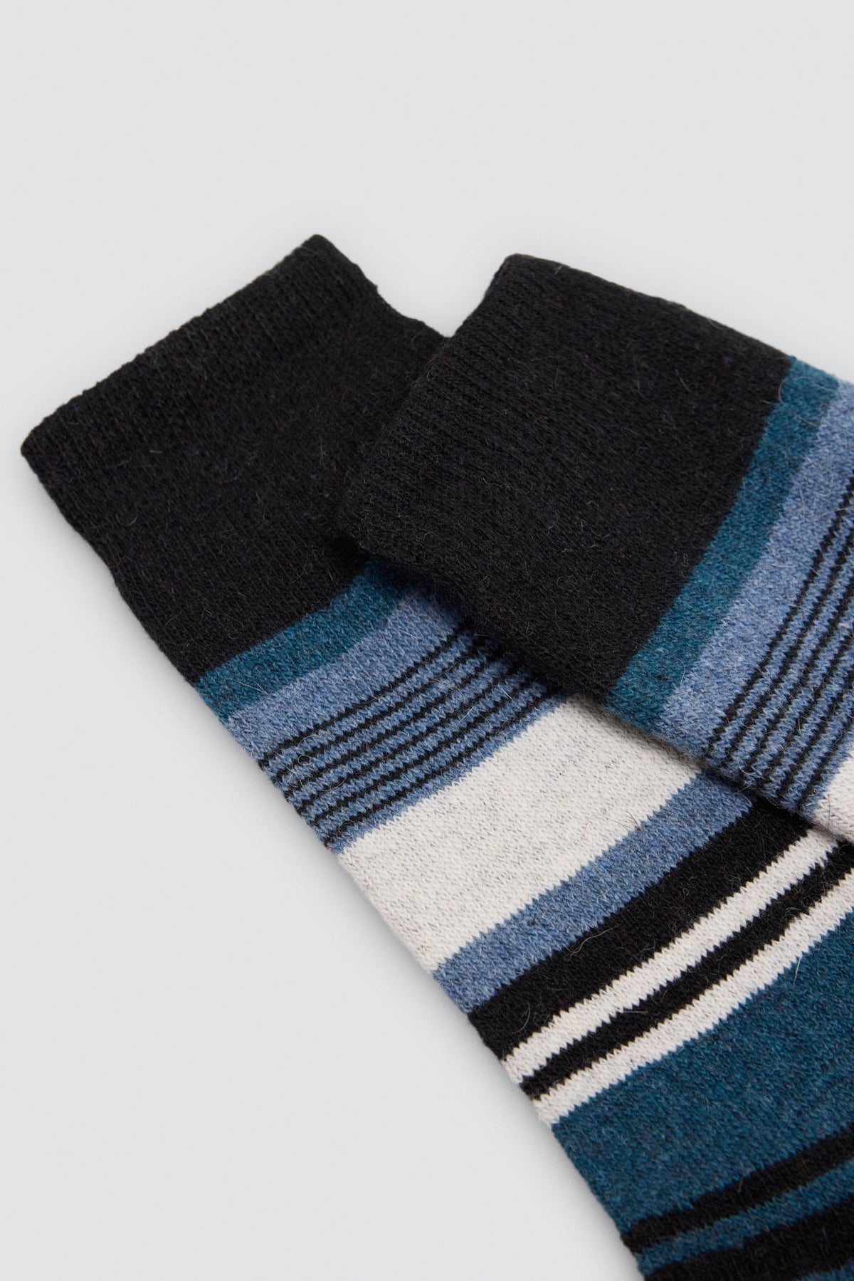 Pack 3 calcetines angora estampado rayas