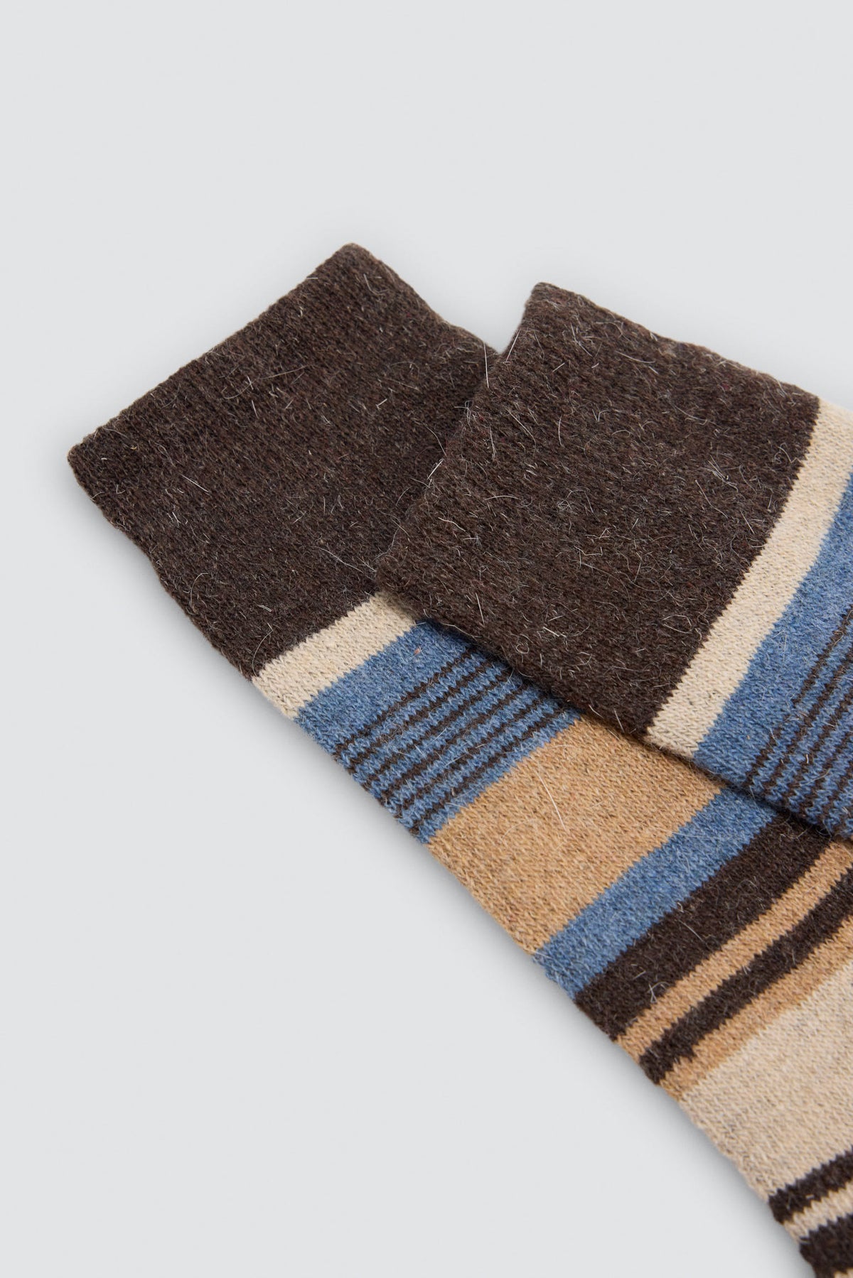 Pack 3 calcetines angora estampado rayas