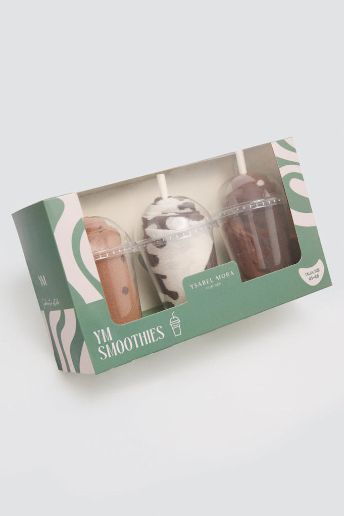 Pack regalo 3 calcetines temática Smoothies
