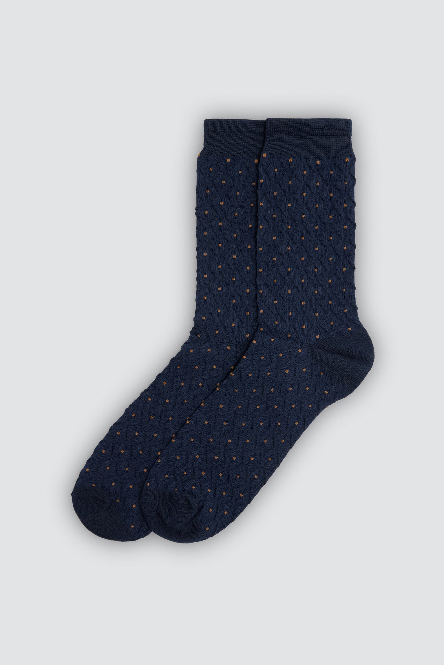 Pack 3 calcetines texturizados hombre estampado lunares