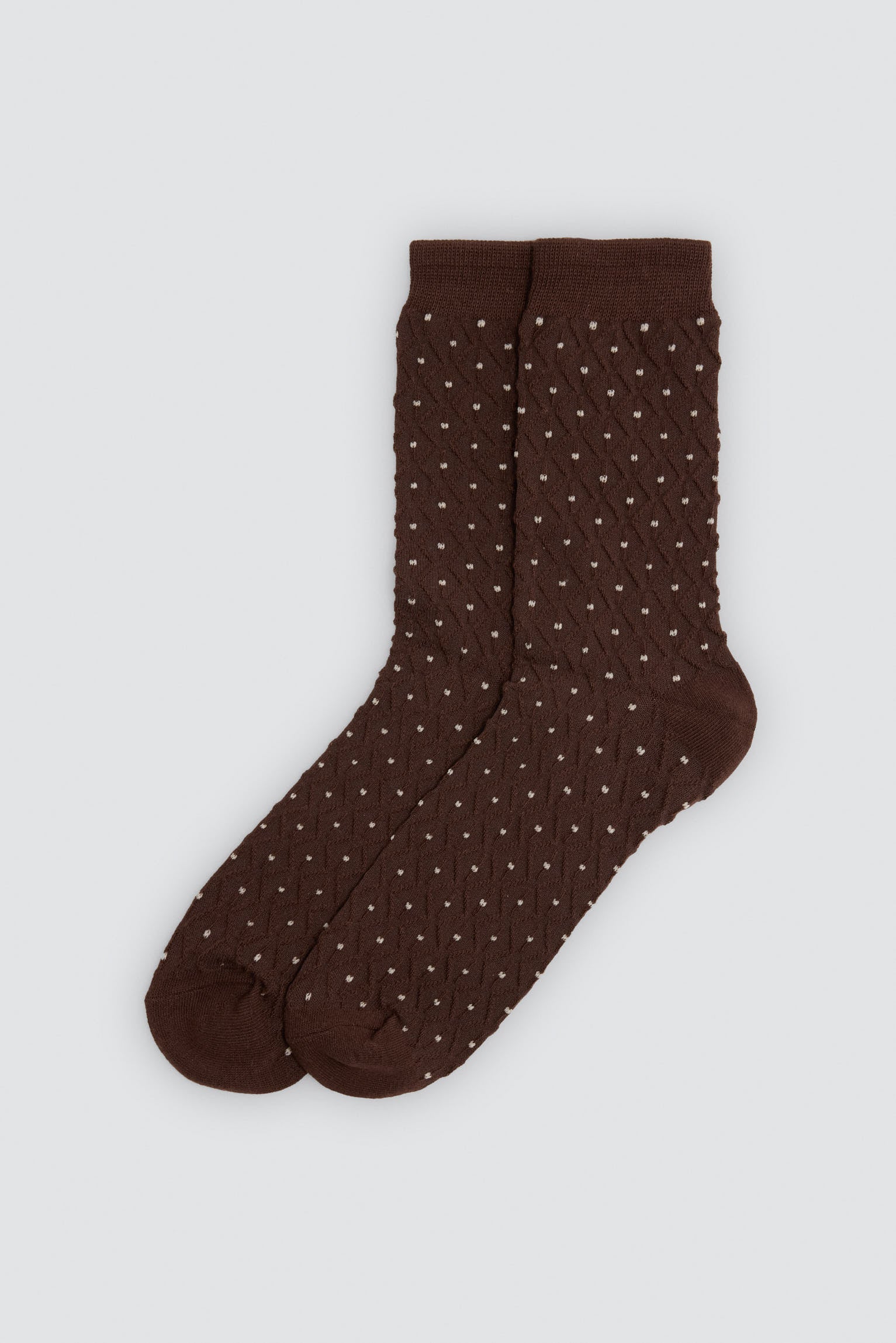 Pack 3 calcetines texturizados hombre estampado lunares