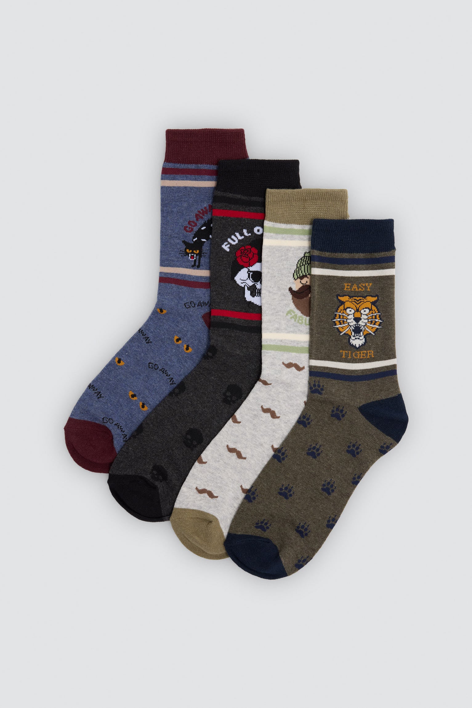 Pack 4 calcetines fantasía Sockarrats