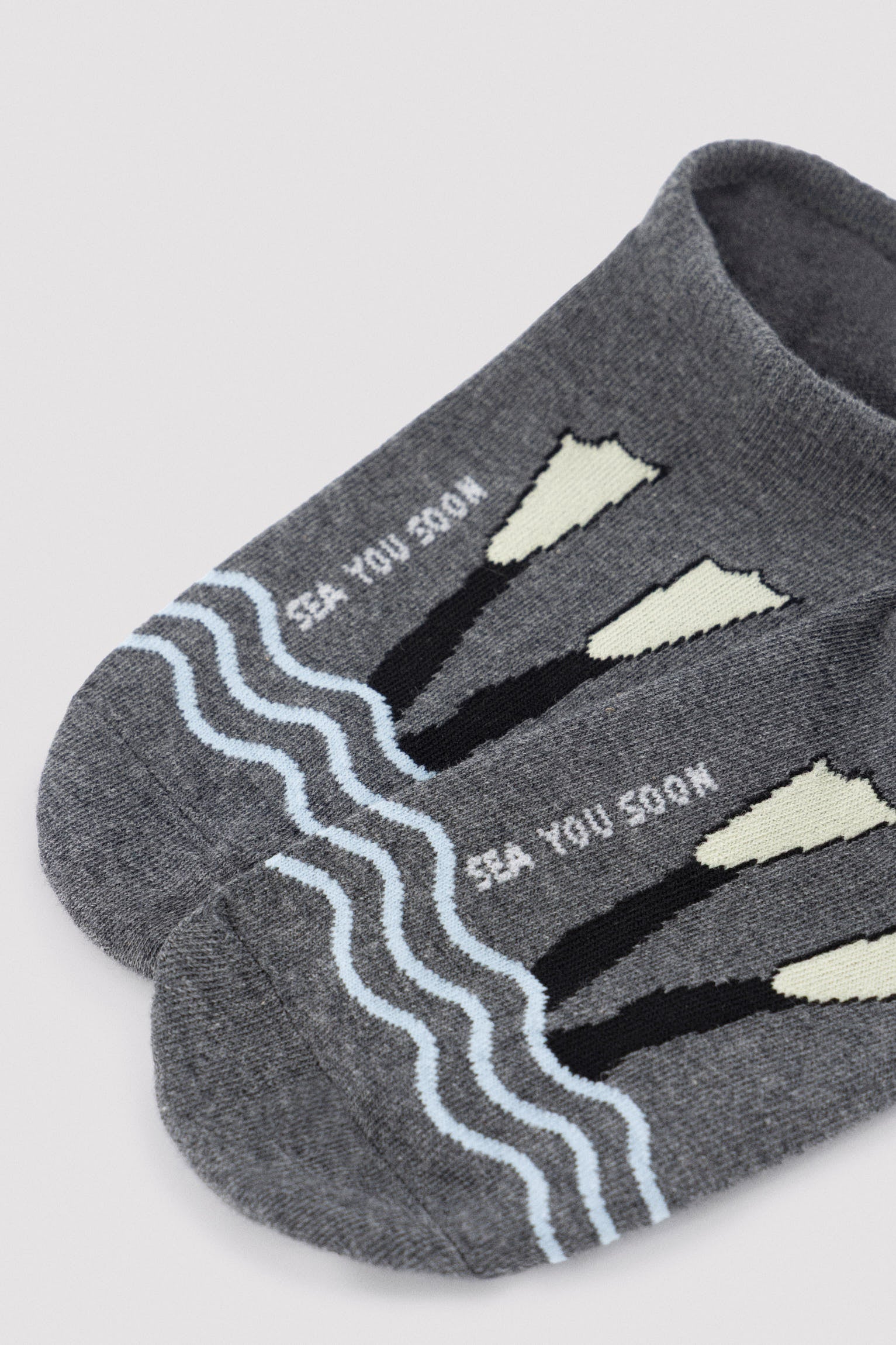 Pack 4 pinkies hombre estampado Sea you soon